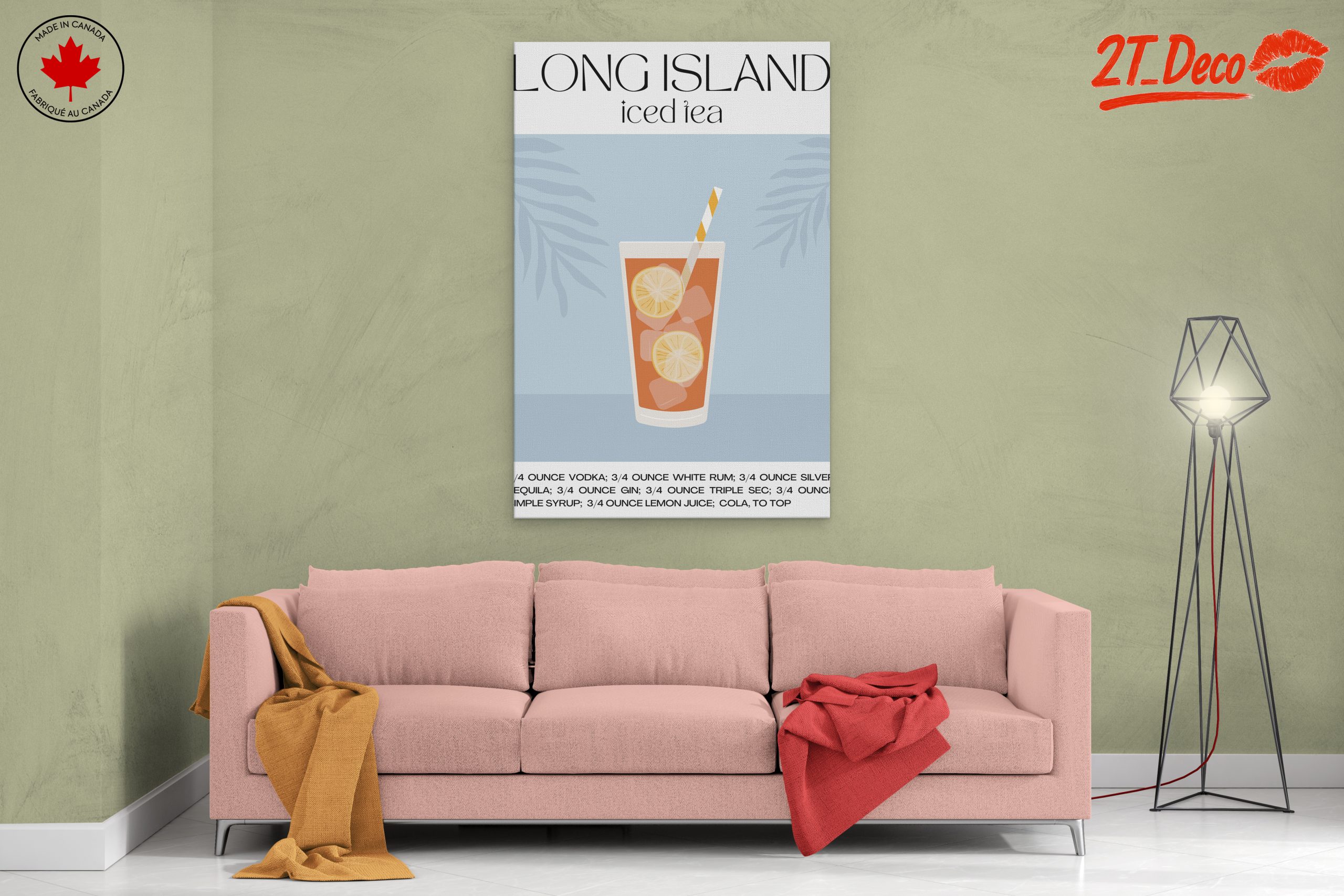 Long Island Iced Tea Cocktail Artwork - Image 2