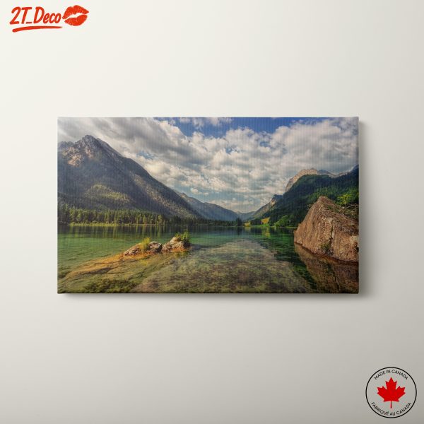 Serene Mountain Landscape Over Water