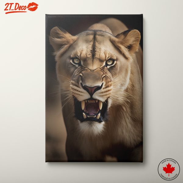 Roaring Lioness Wall Art
