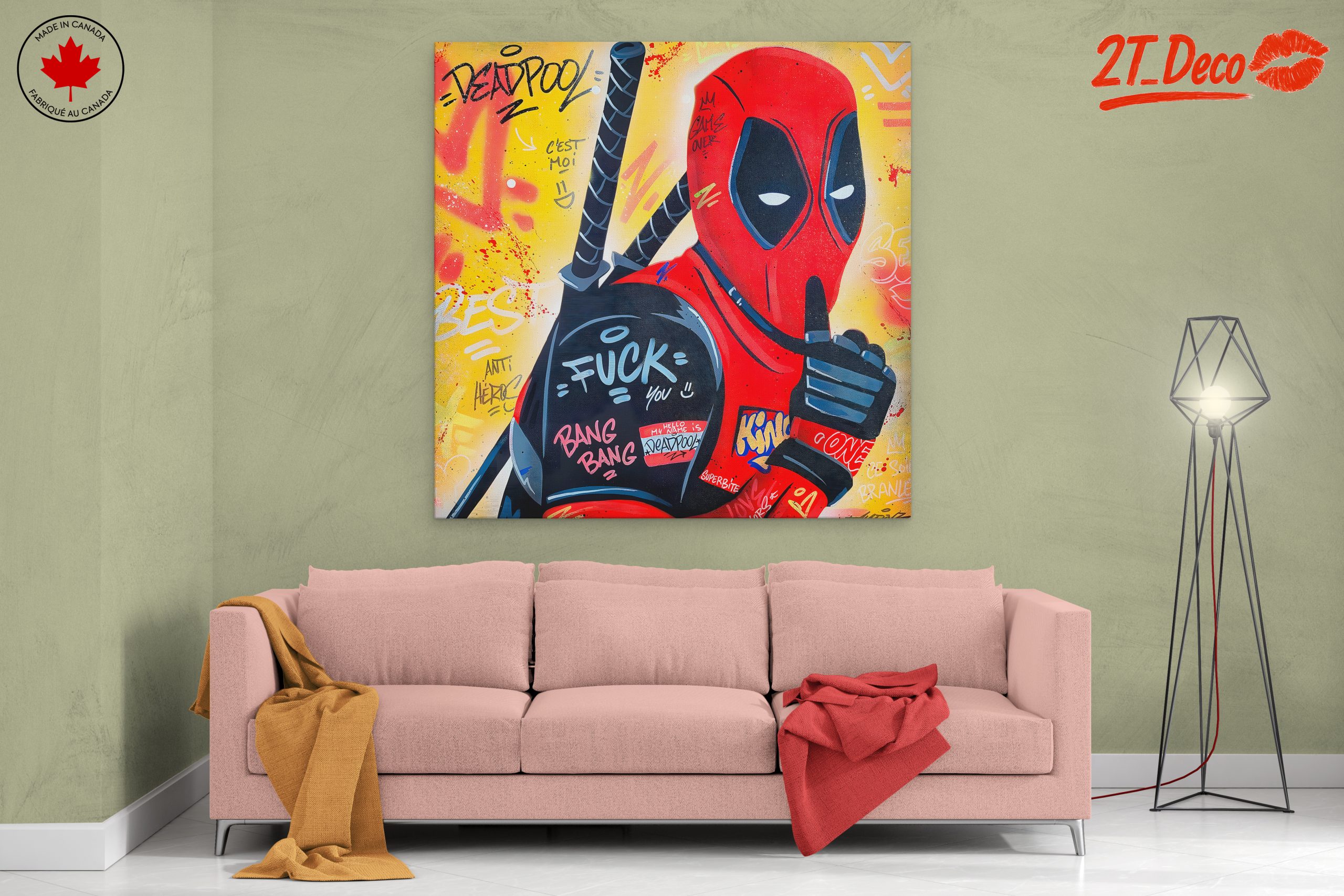 Dynamic Deadpool Character Artwork - Image 2