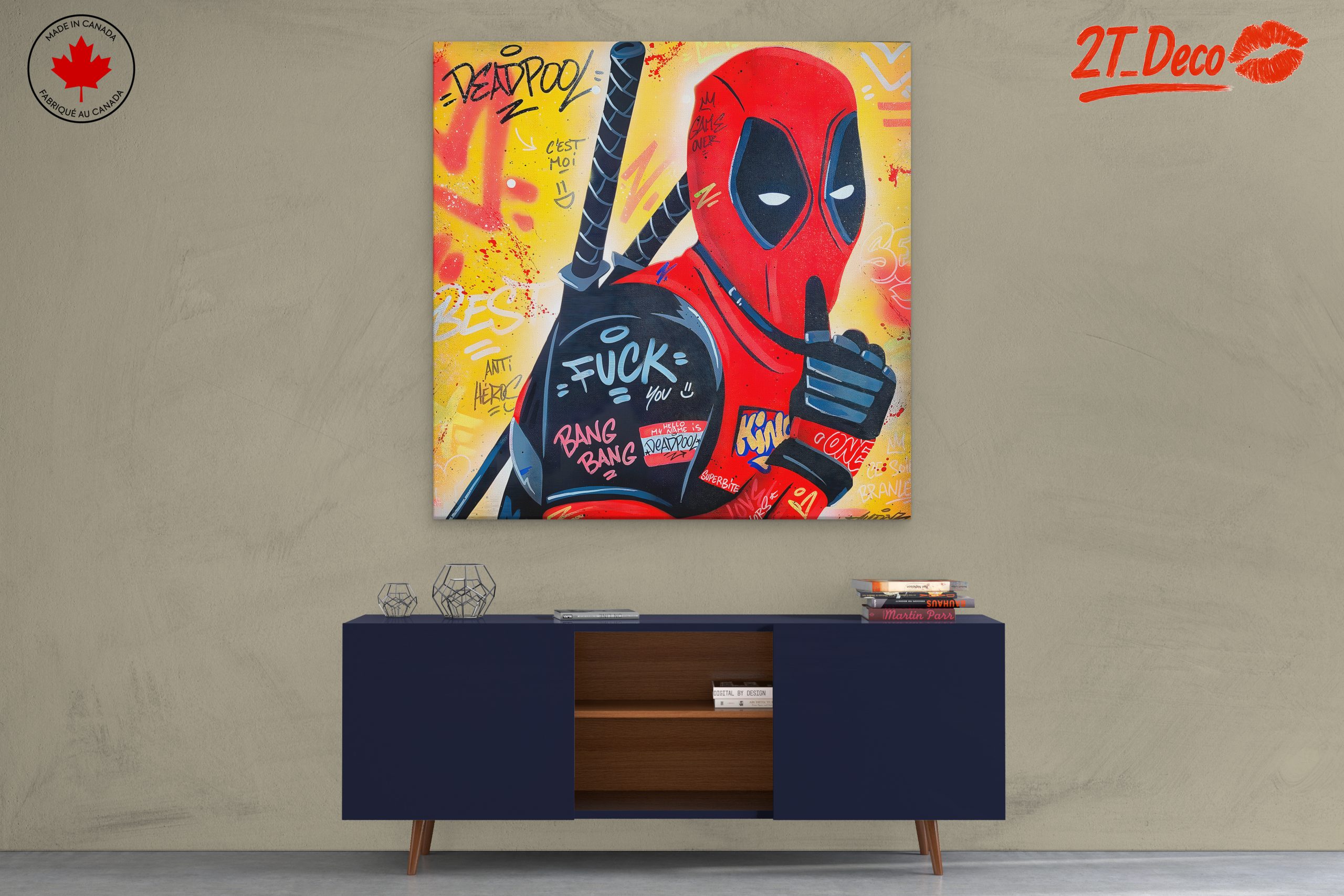 Dynamic Deadpool Character Artwork - Image 3
