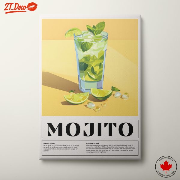 Refreshing Mojito Cocktail Artwork