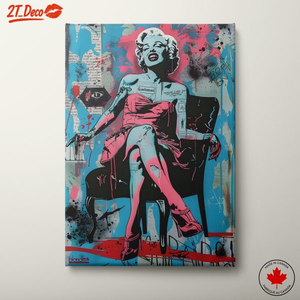Vibrant Pop Art Representation of Iconic Figure