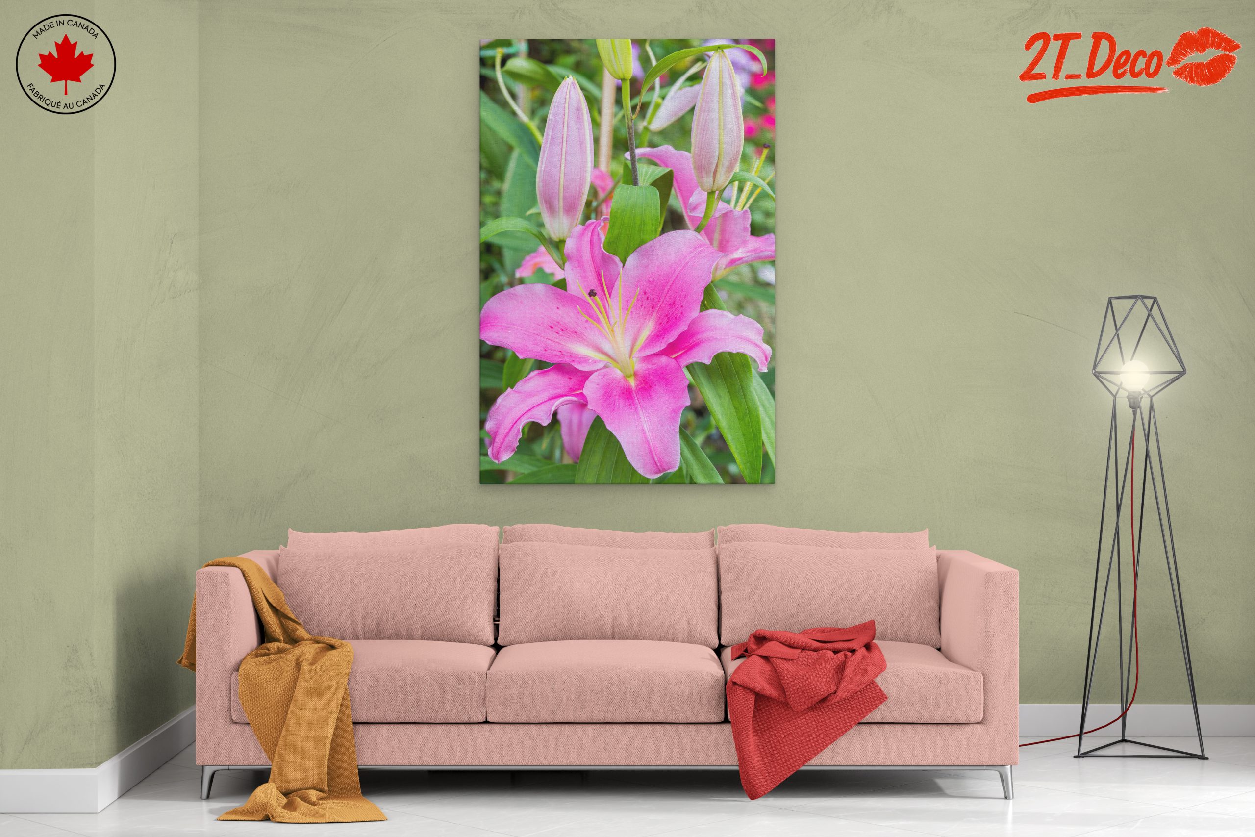 Stunning Pink Lilies in Bloom - Image 2