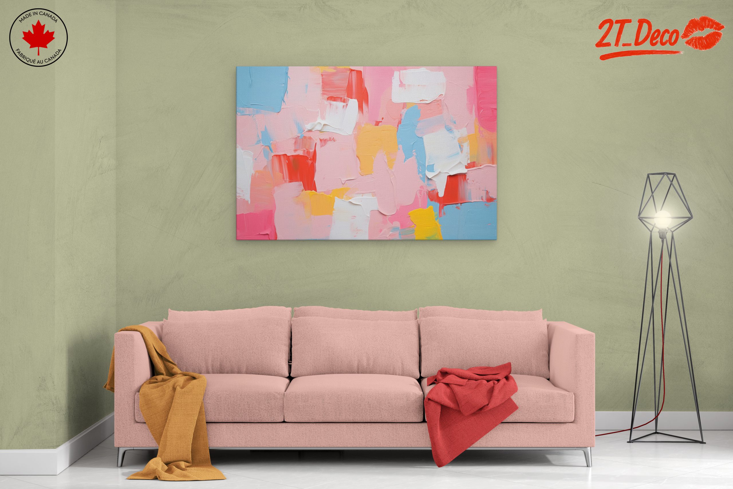 Colorful Abstract Composition for Modern Spaces 2 - Image 2