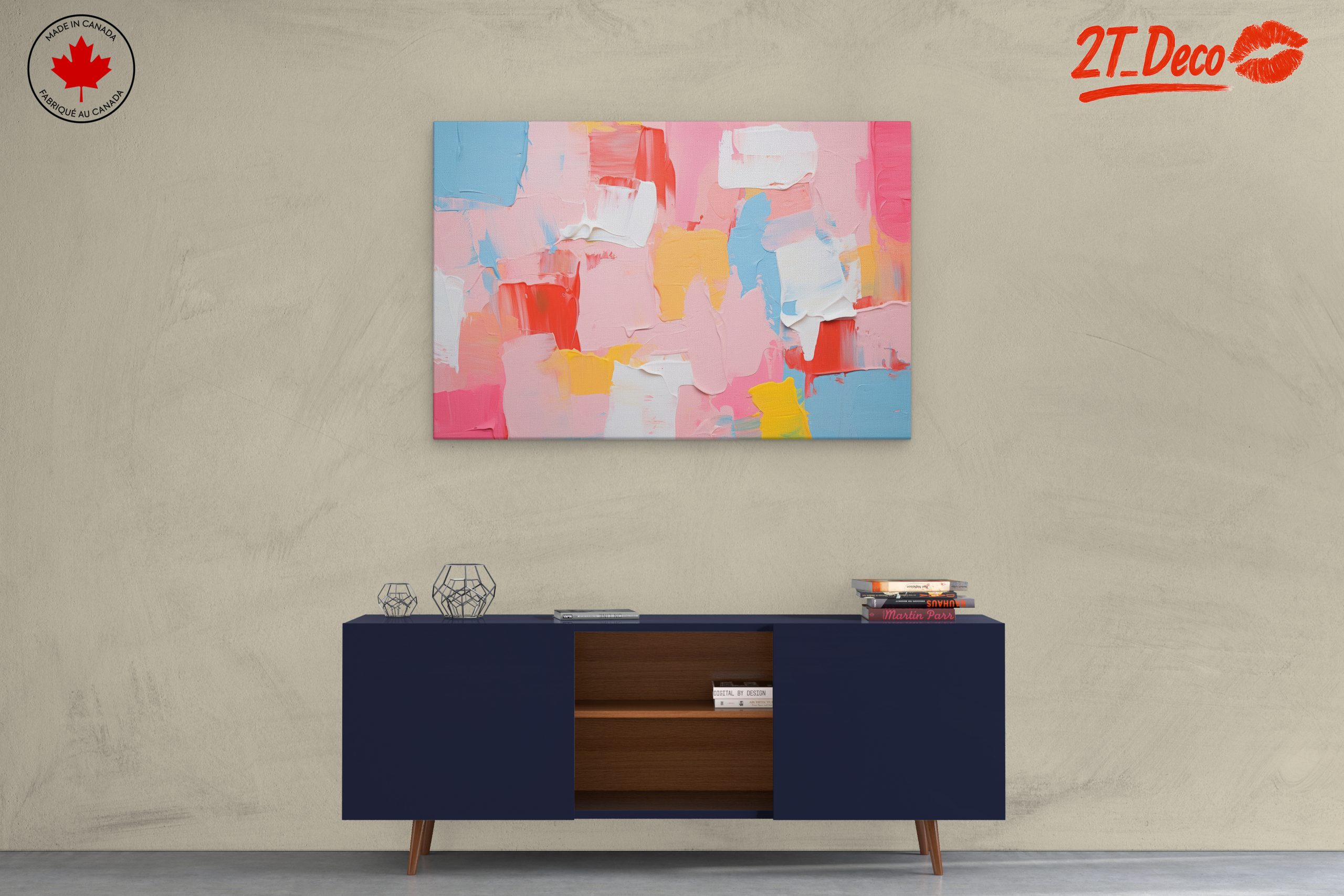 Colorful Abstract Composition for Modern Spaces 2 - Image 3