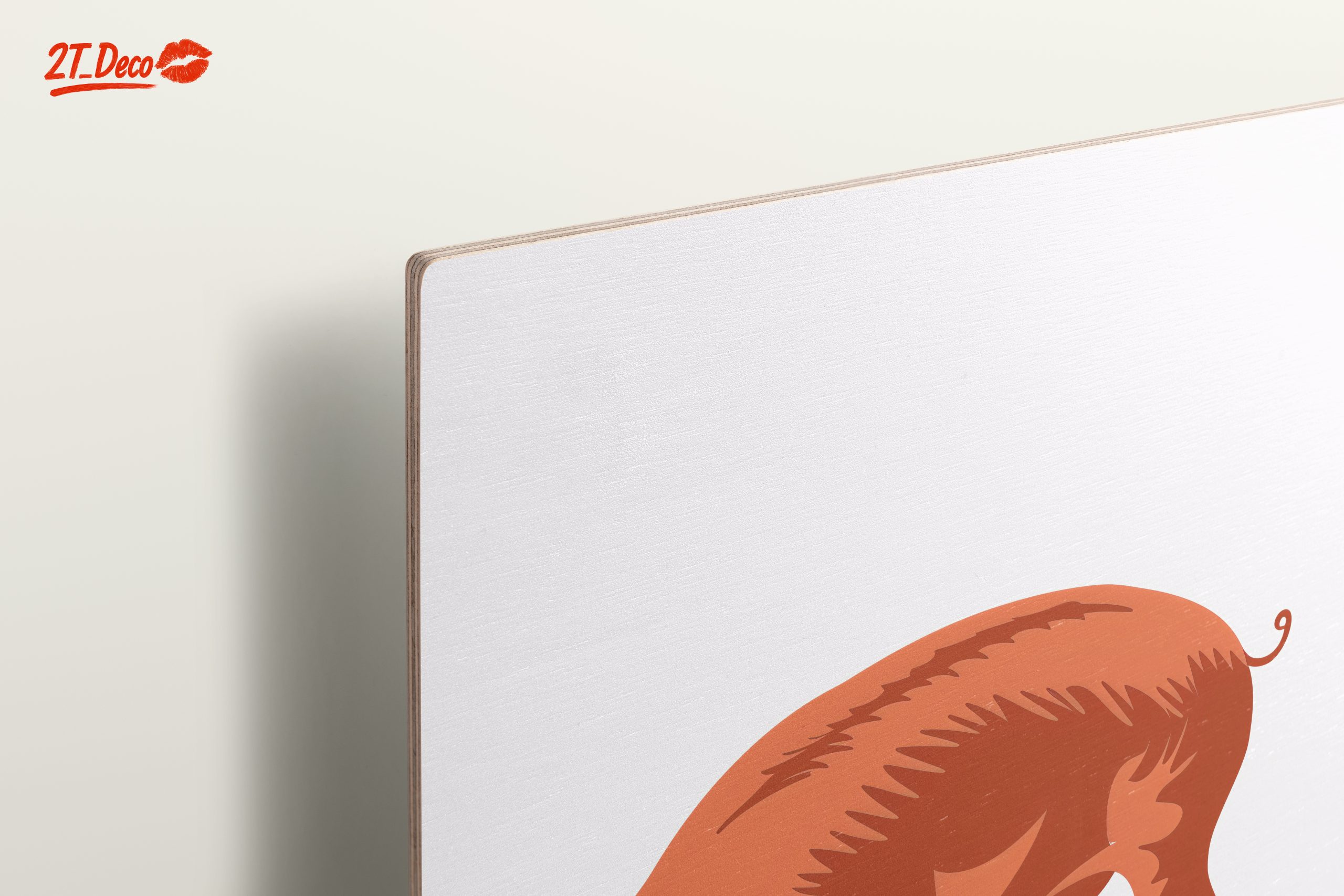 Stylized Pig Farm Animal Artwork - Image 15