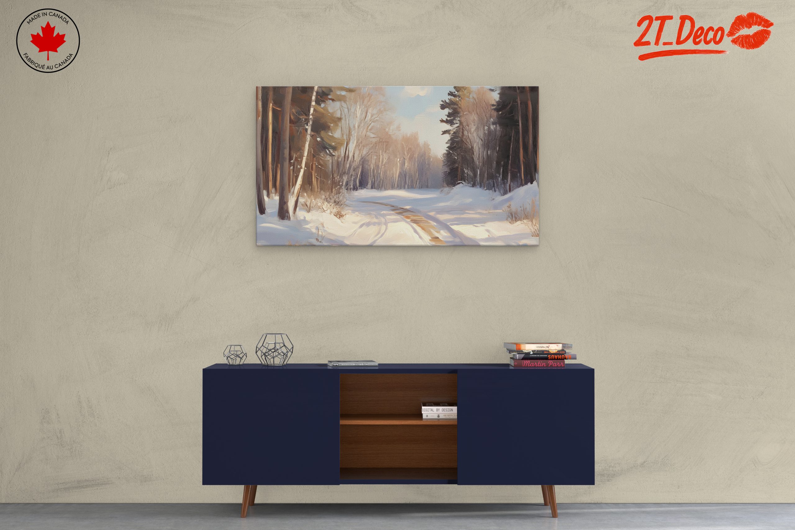 Winter Landscape with Snowy Trees 3 - Image 3