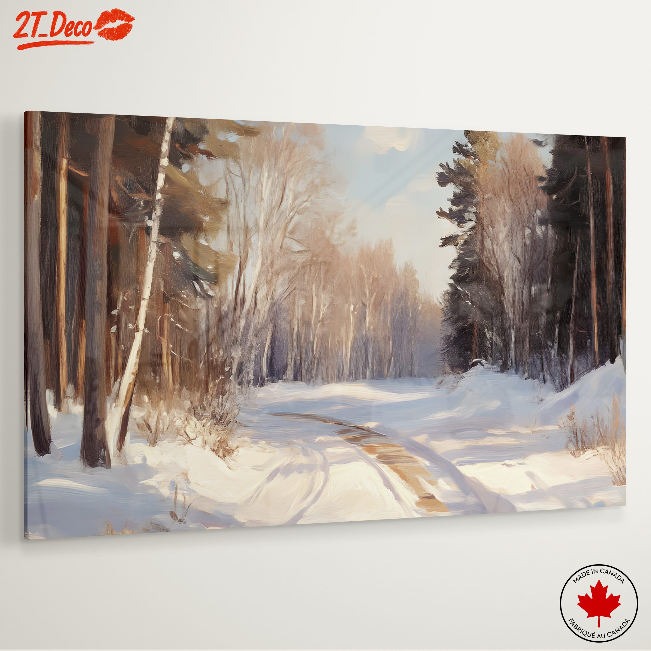 Winter Landscape with Snowy Trees 3 - Image 6