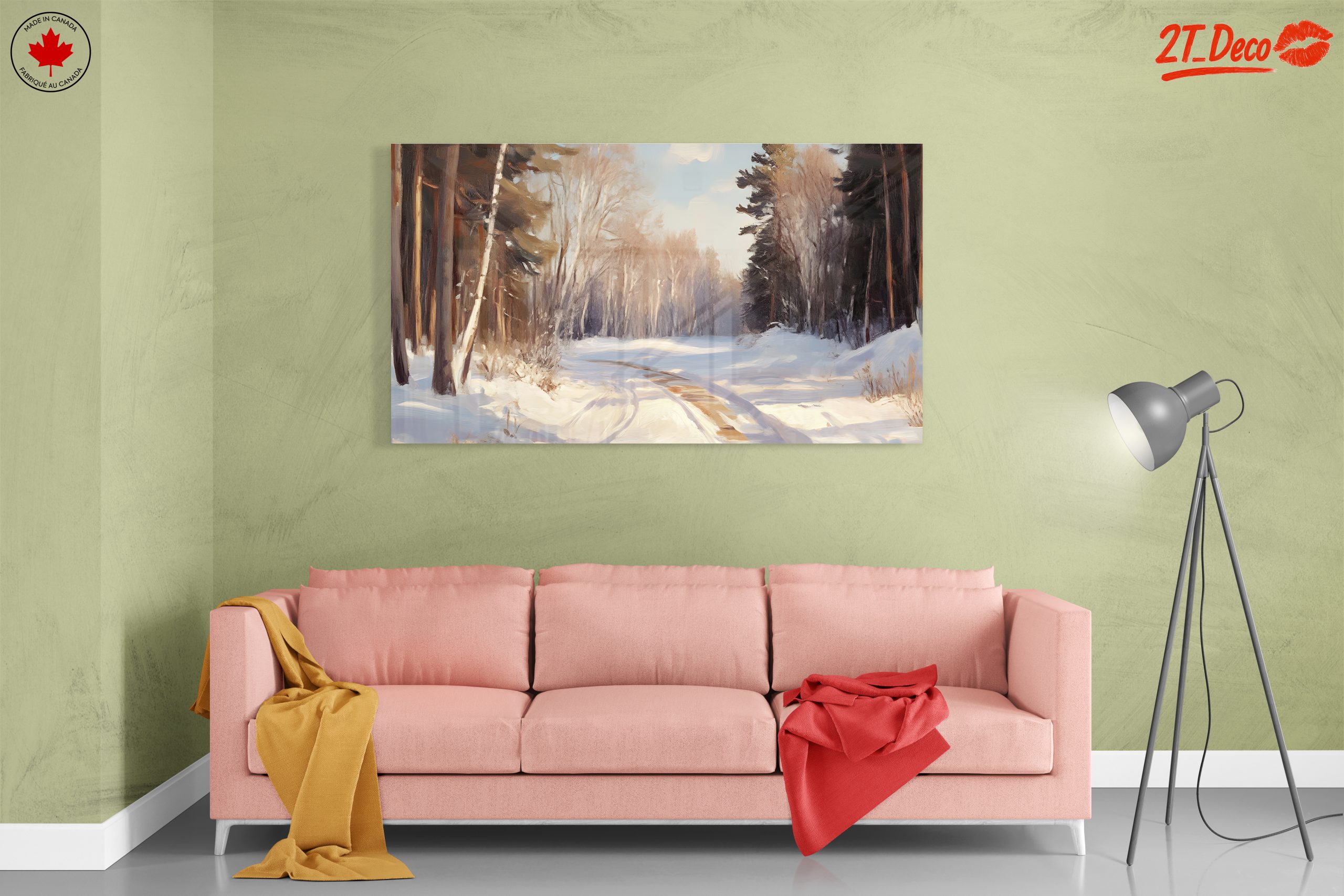 Winter Landscape with Snowy Trees 3 - Image 7