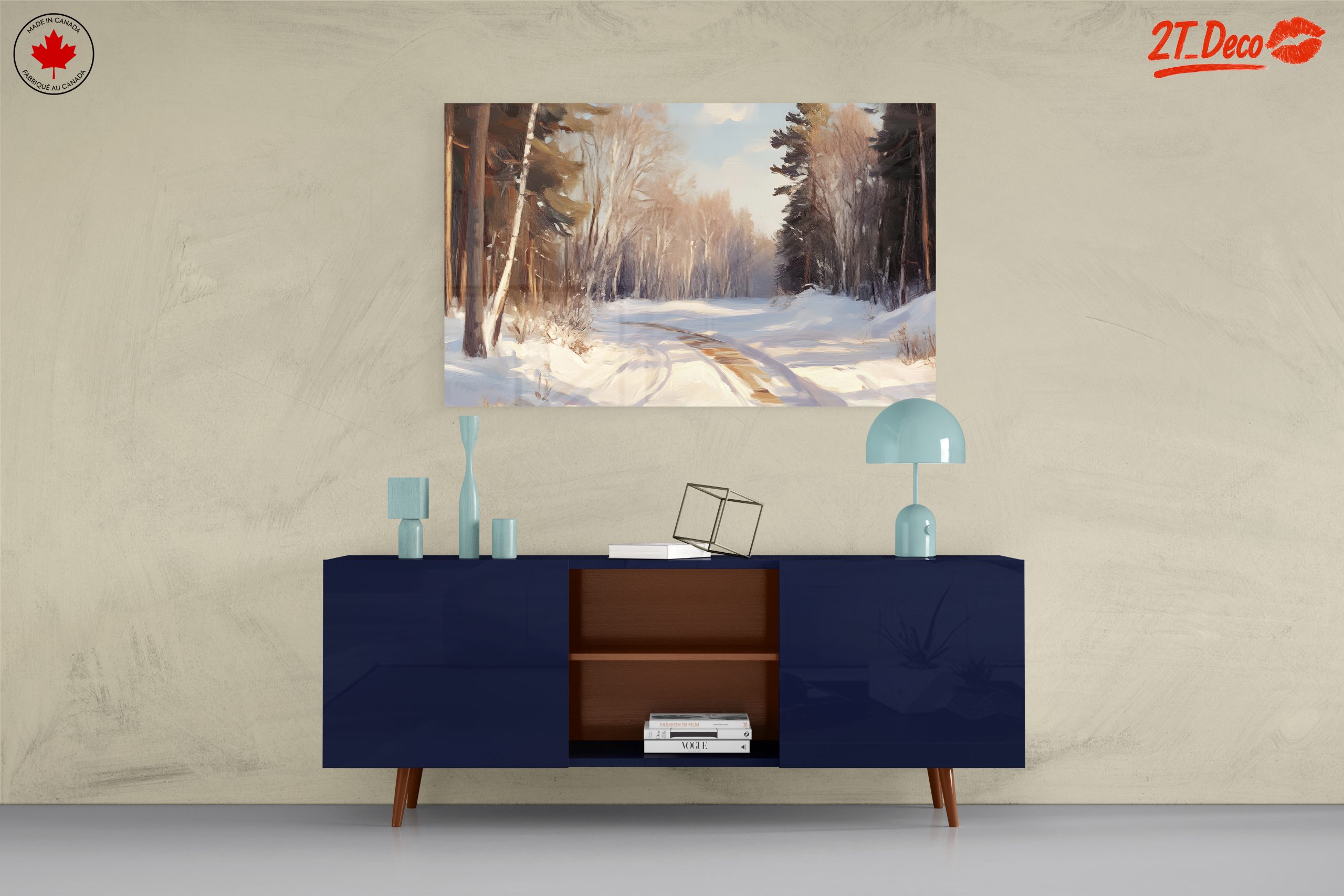 Winter Landscape with Snowy Trees 3 - Image 8