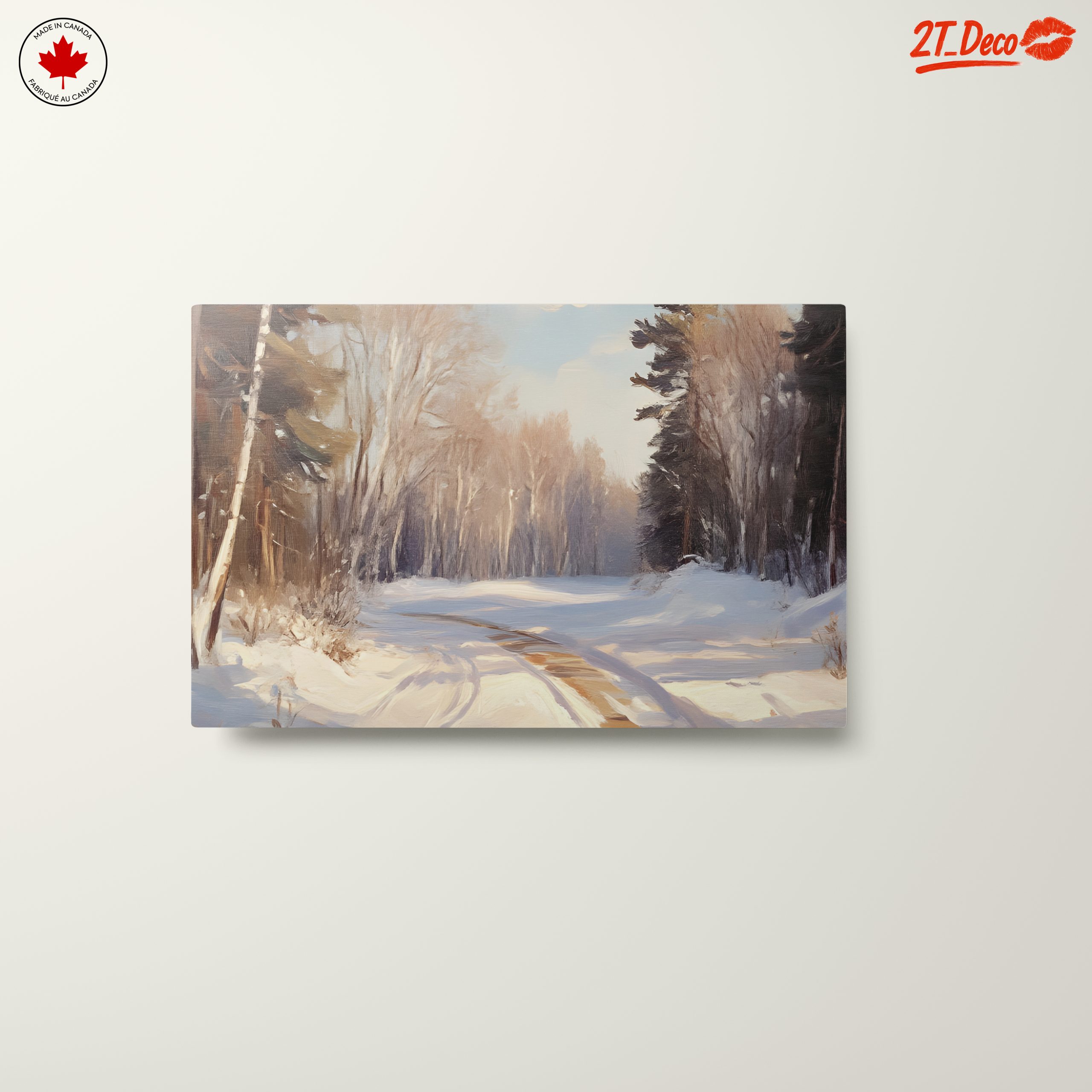 Winter Landscape with Snowy Trees 3 - Image 10