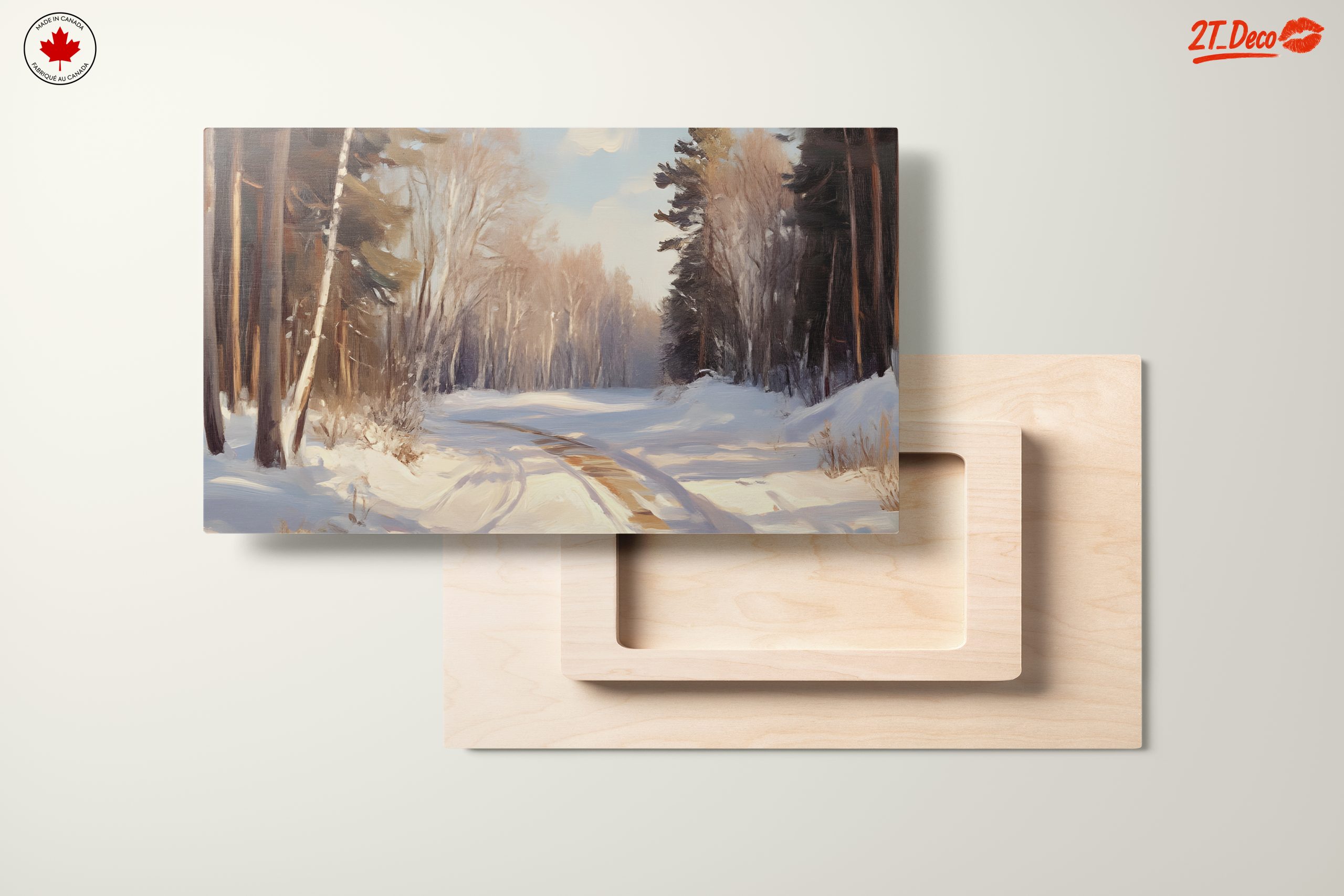 Winter Landscape with Snowy Trees 3 - Image 11