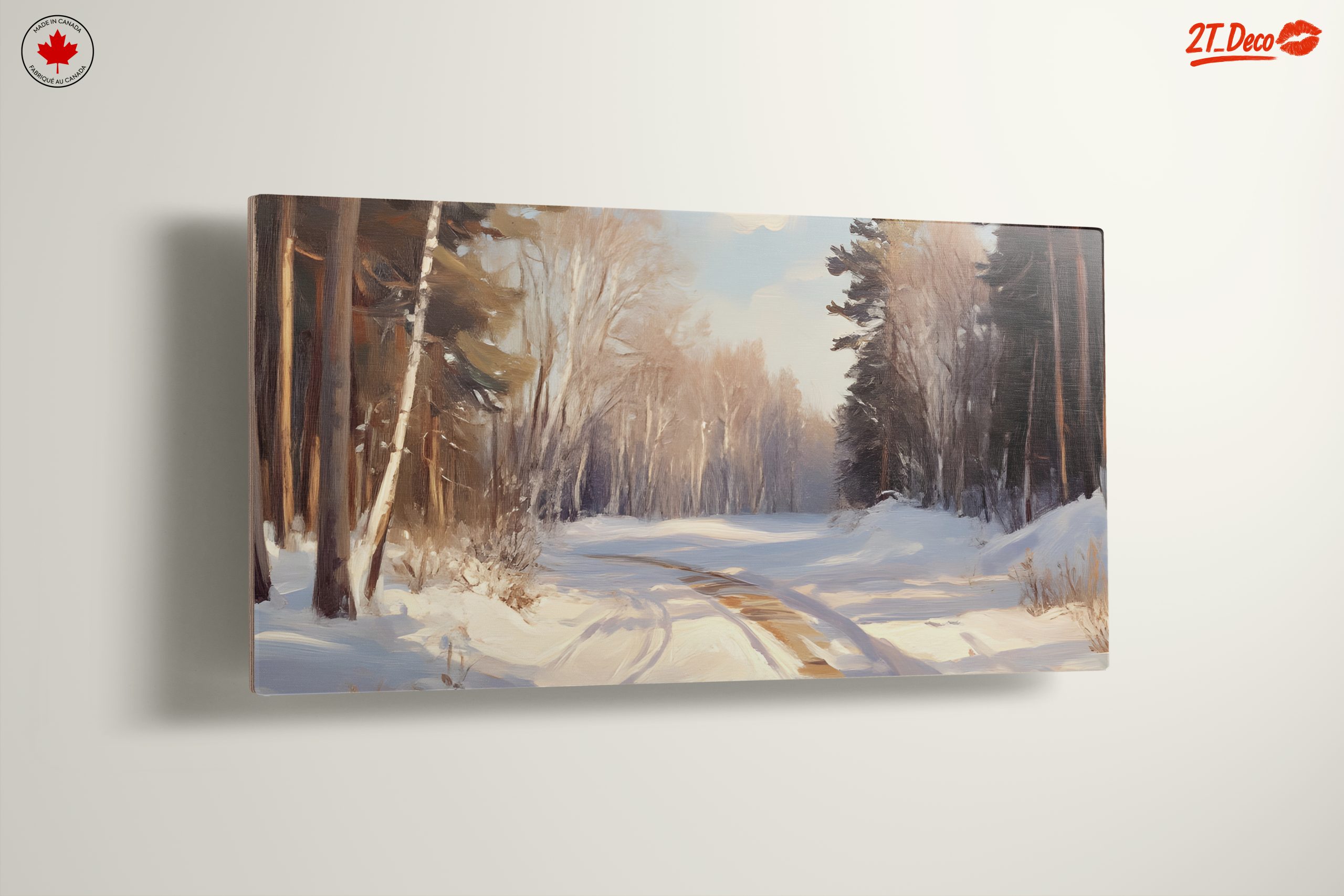 Winter Landscape with Snowy Trees 3 - Image 13