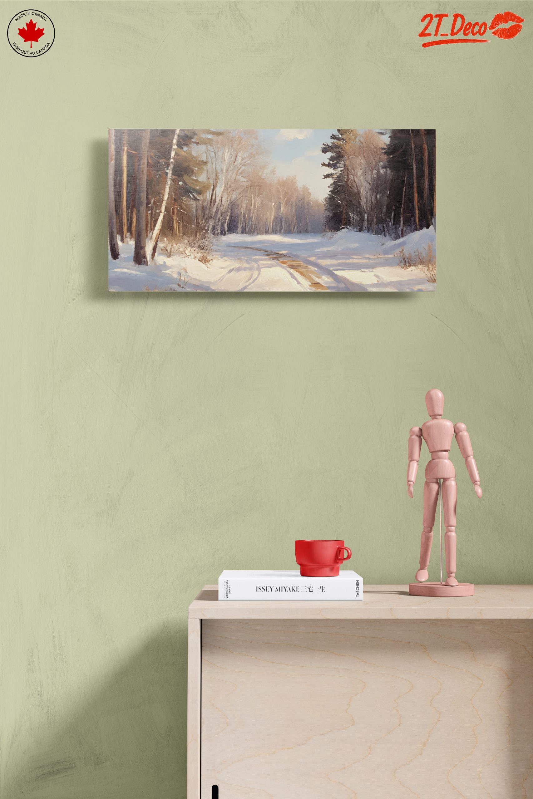 Winter Landscape with Snowy Trees 3 - Image 14