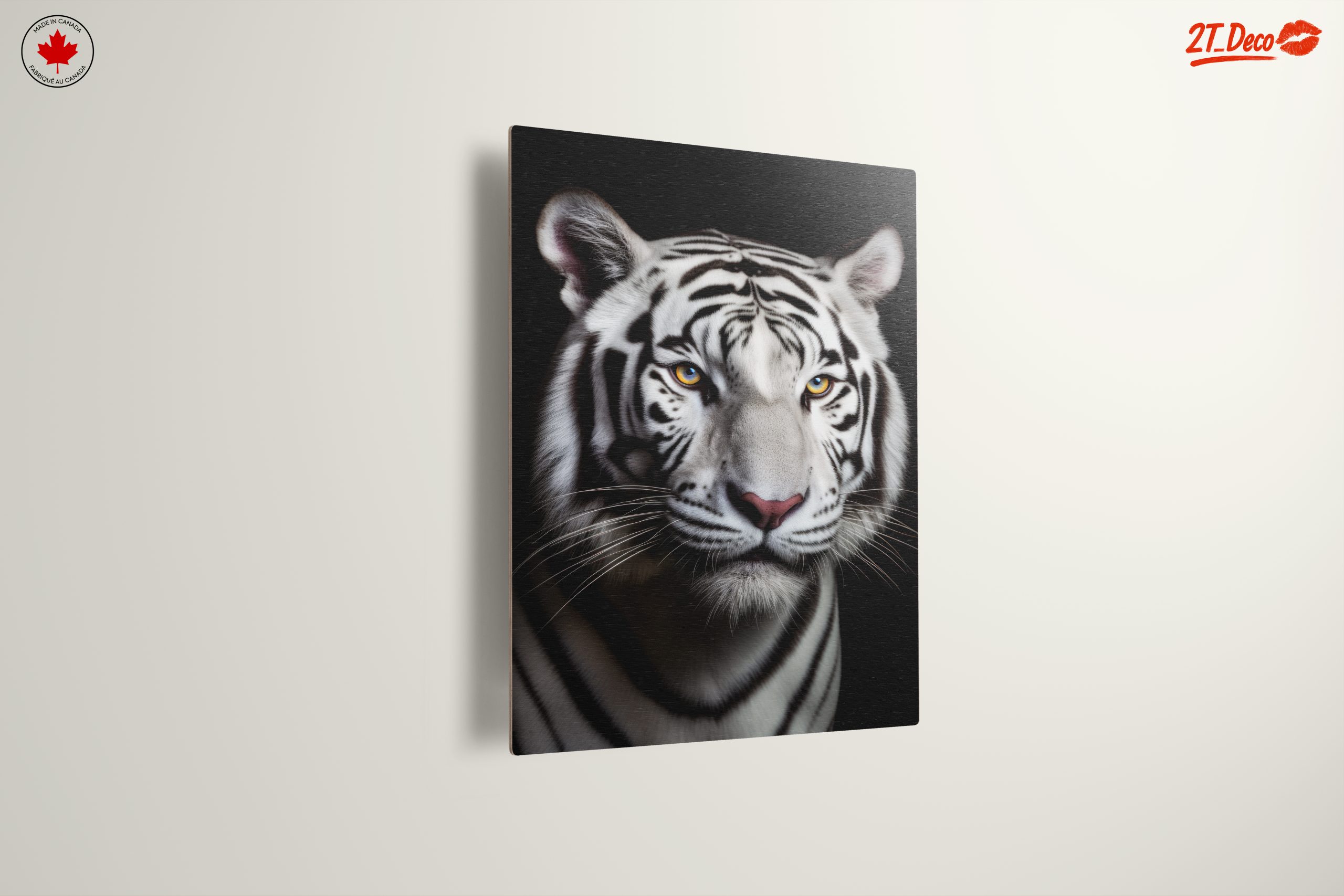 Stunning Portrait of a White Tiger - Image 13