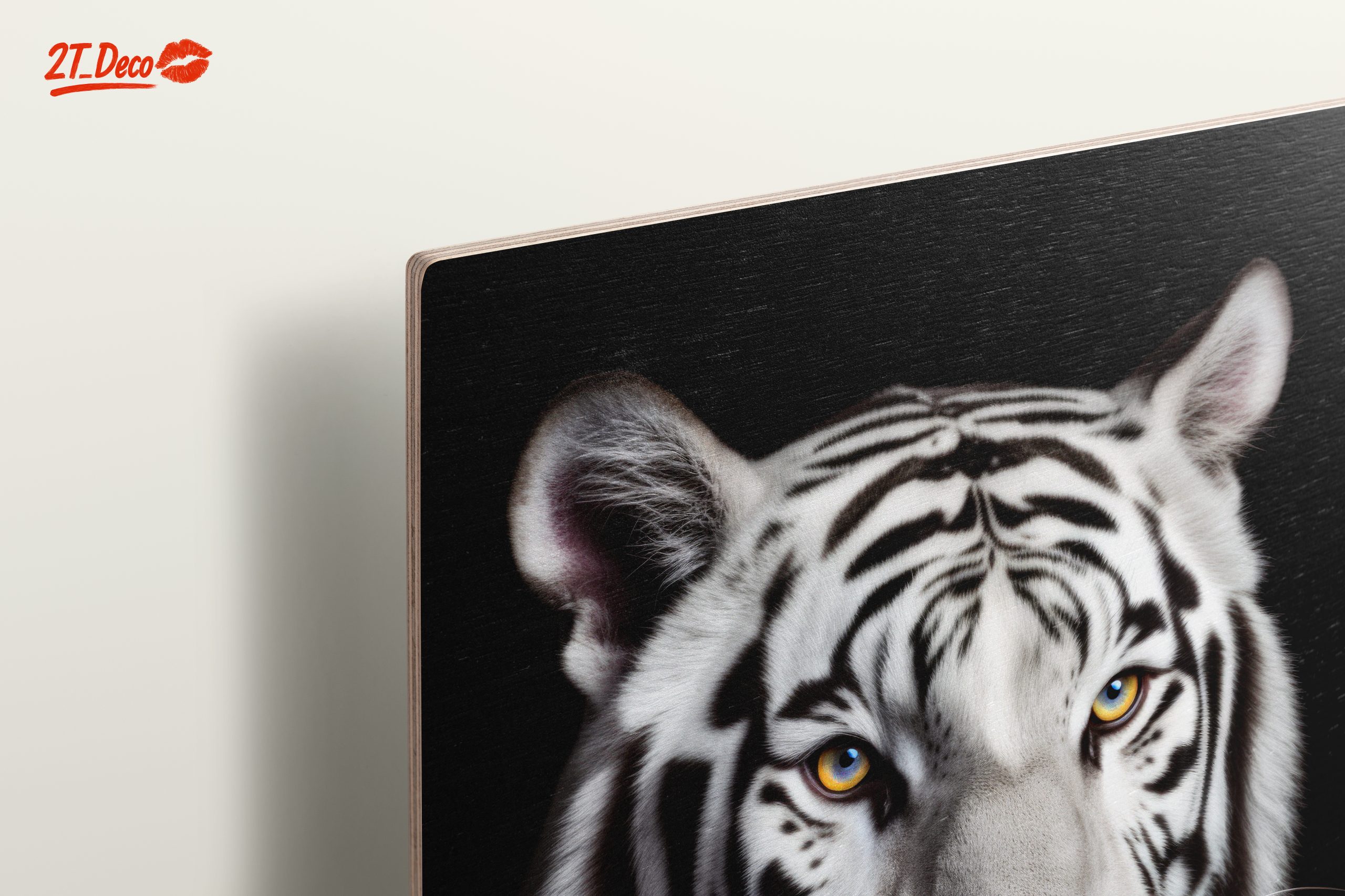 Stunning Portrait of a White Tiger - Image 15