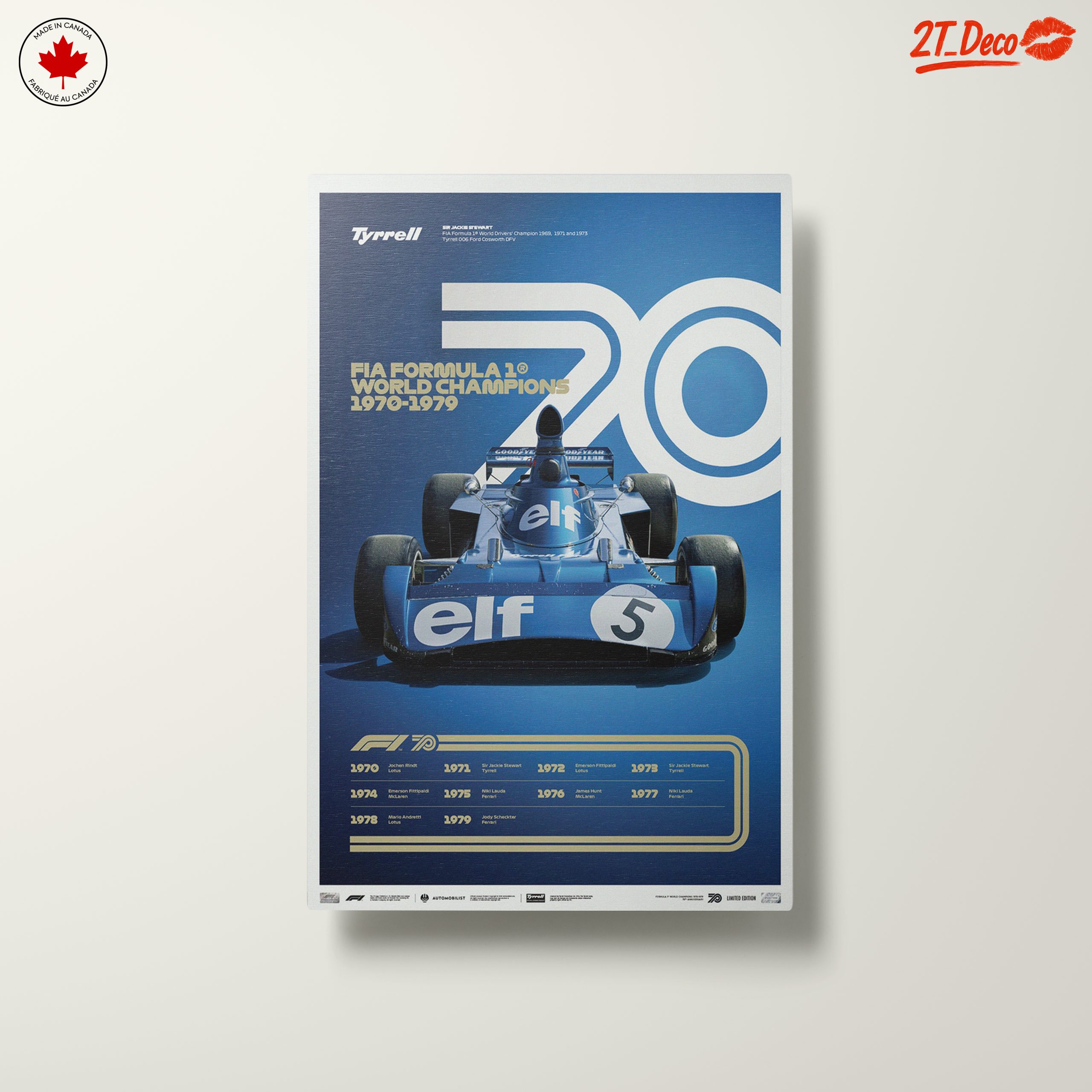 Historic Formula 1 Champions Artwork - Image 10
