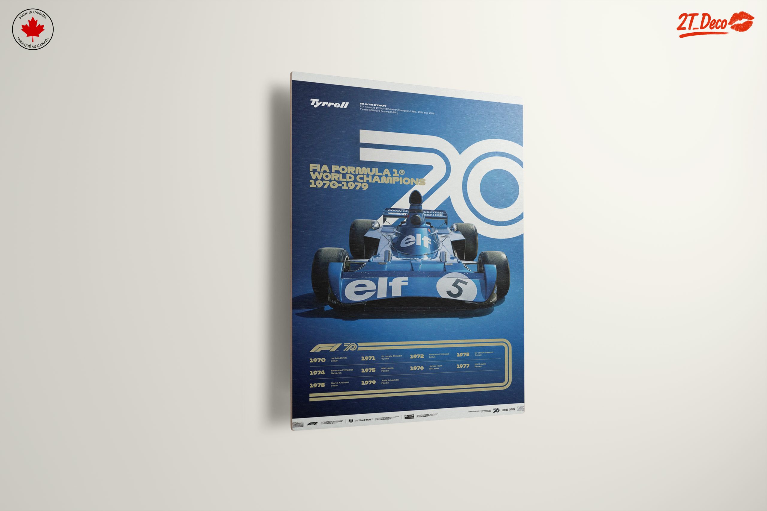 Historic Formula 1 Champions Artwork - Image 13