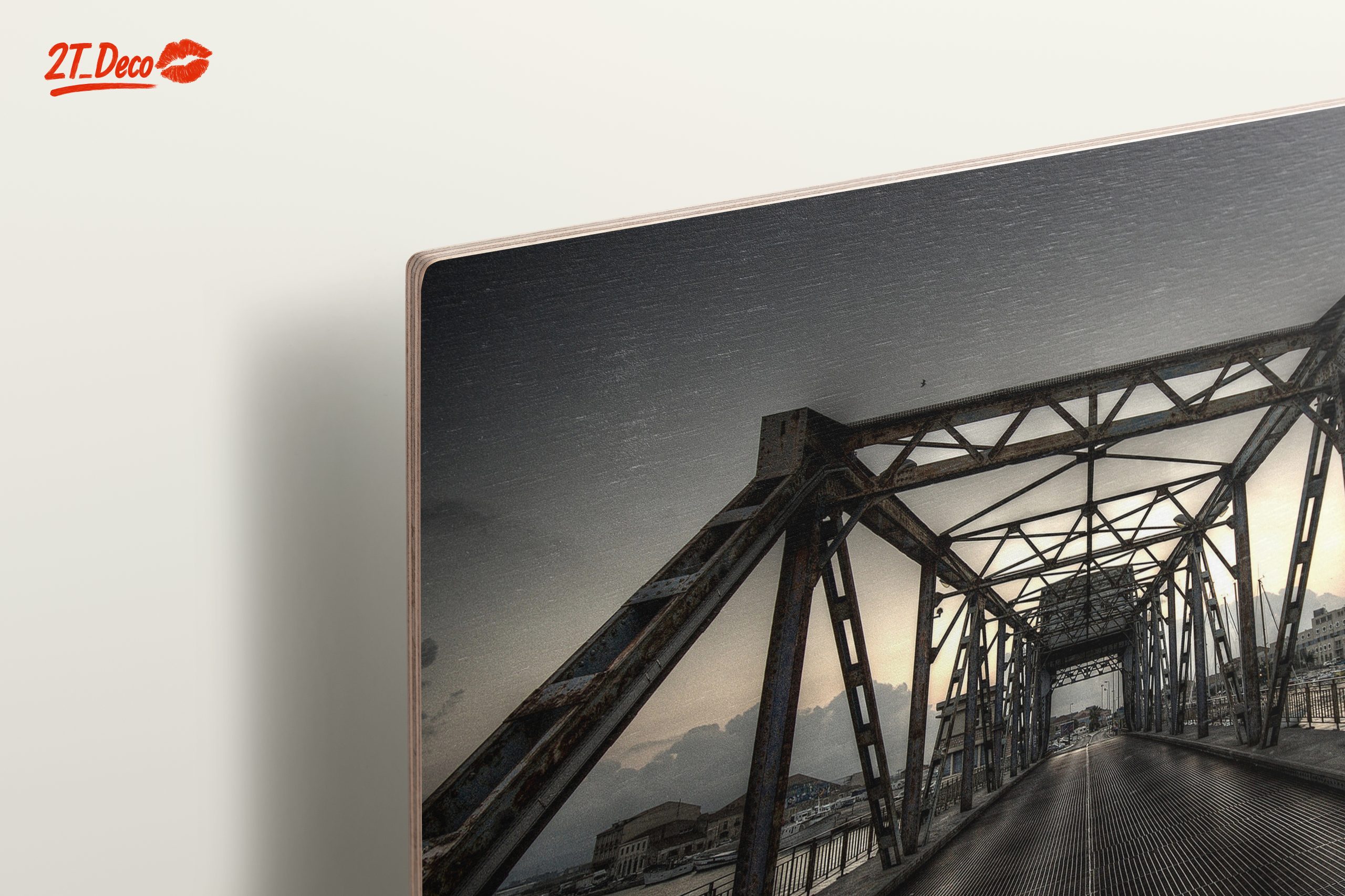 Industrial Bridge Against Dusk Sky - Image 15