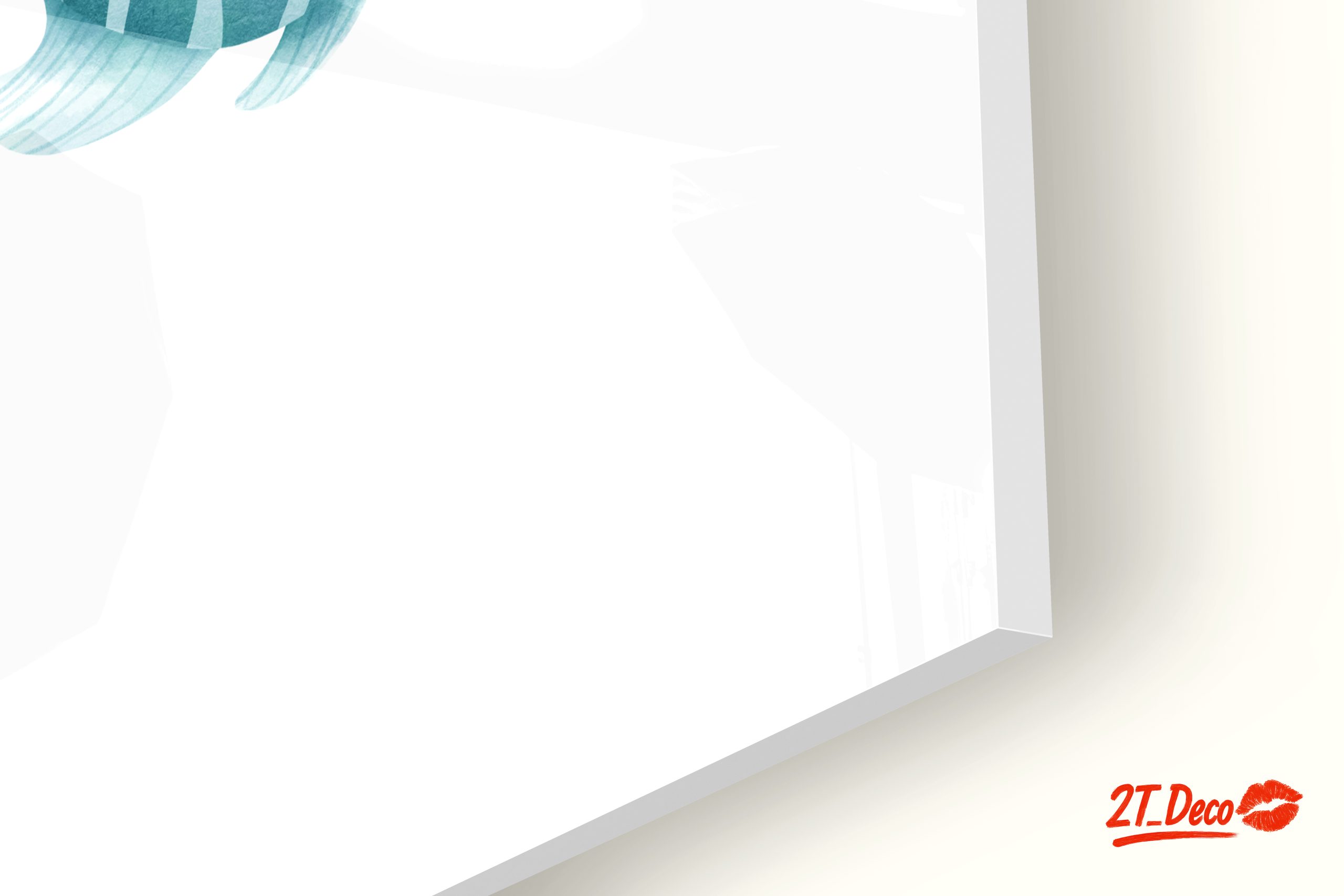Stylized Fish Art in Soft Blue Tones - Image 9