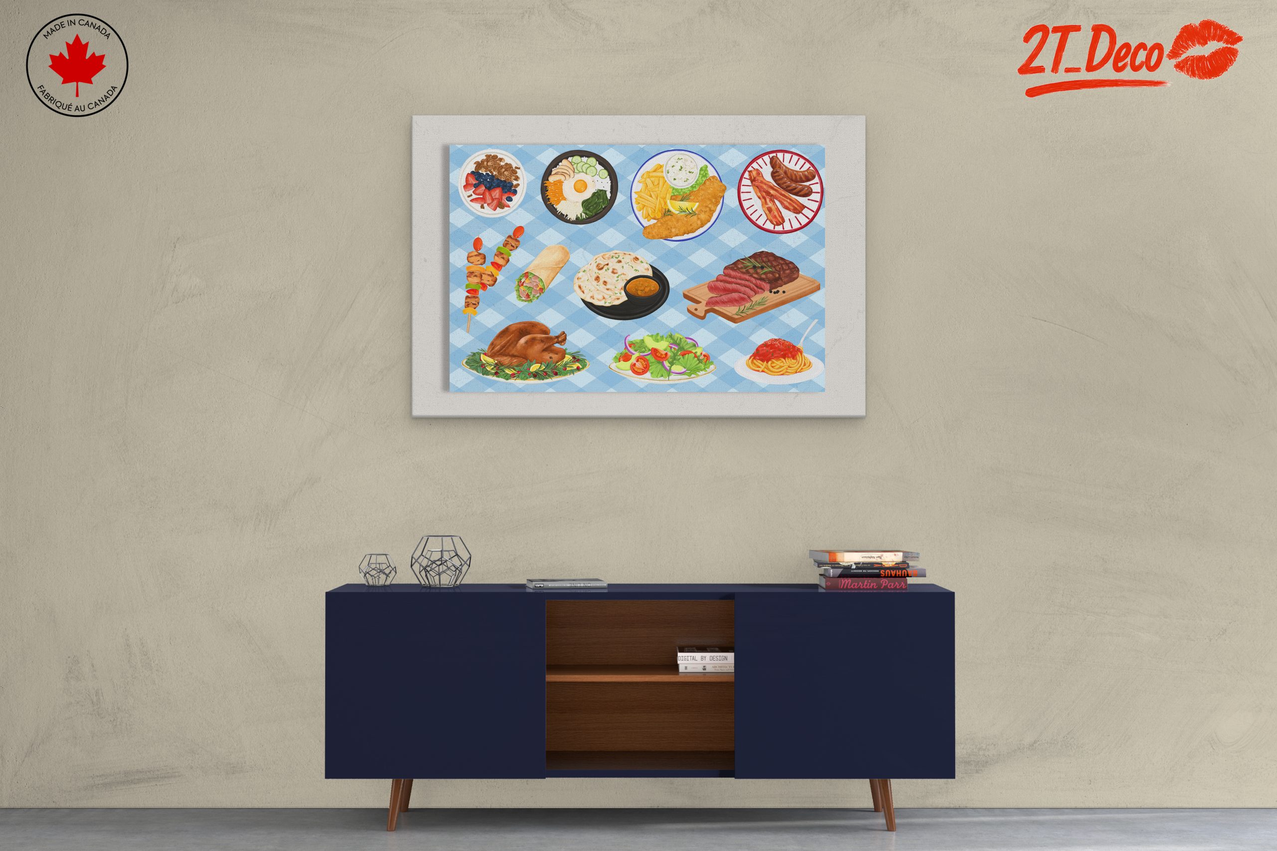Colorful Abstract Food Art Composition - Image 3
