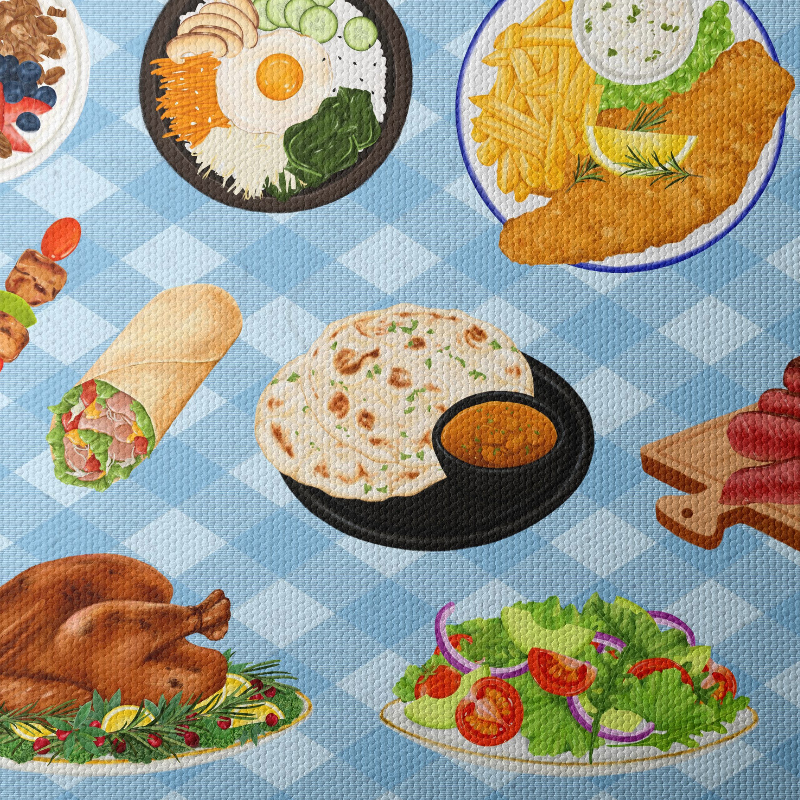 Colorful Abstract Food Art Composition - Image 4