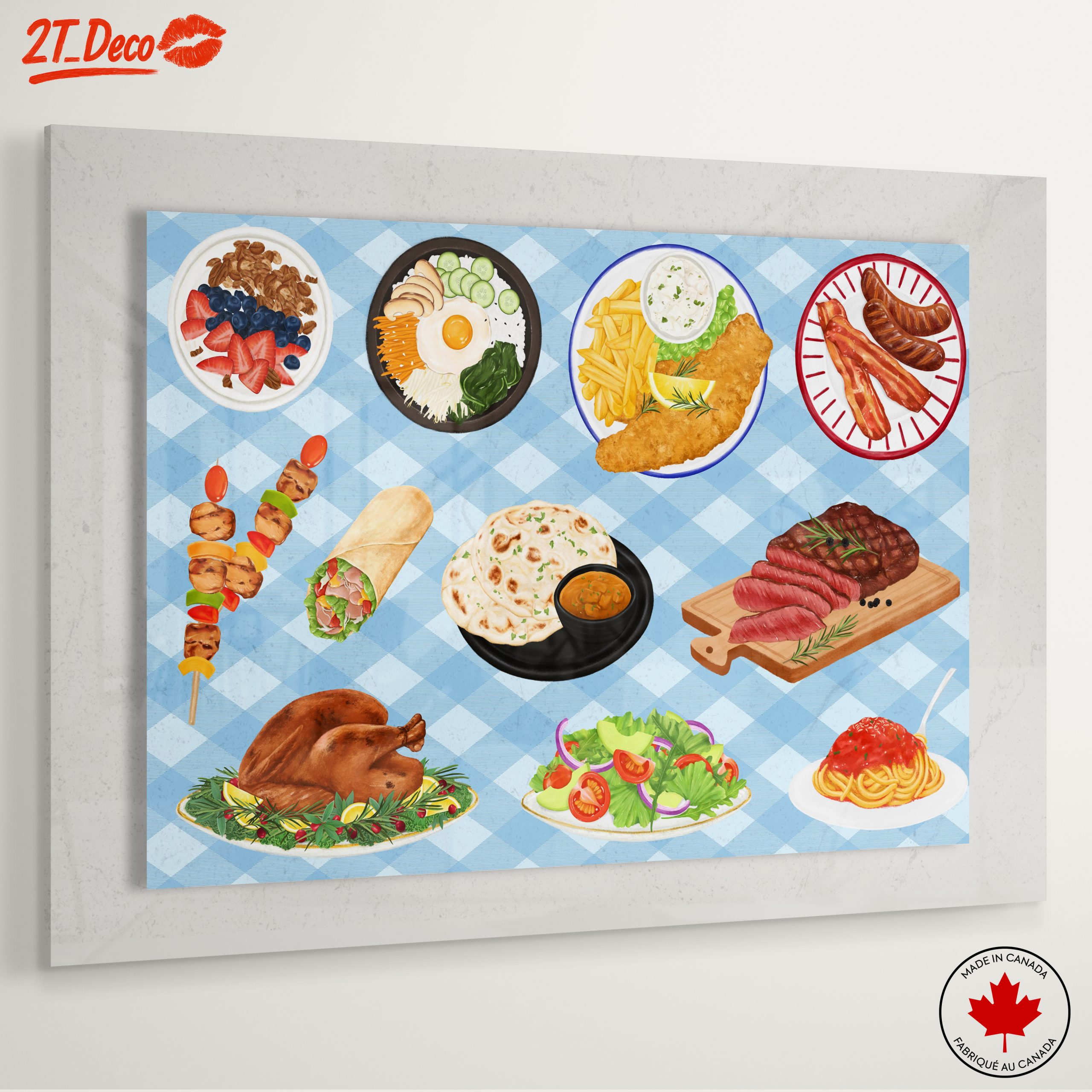 Colorful Abstract Food Art Composition - Image 6