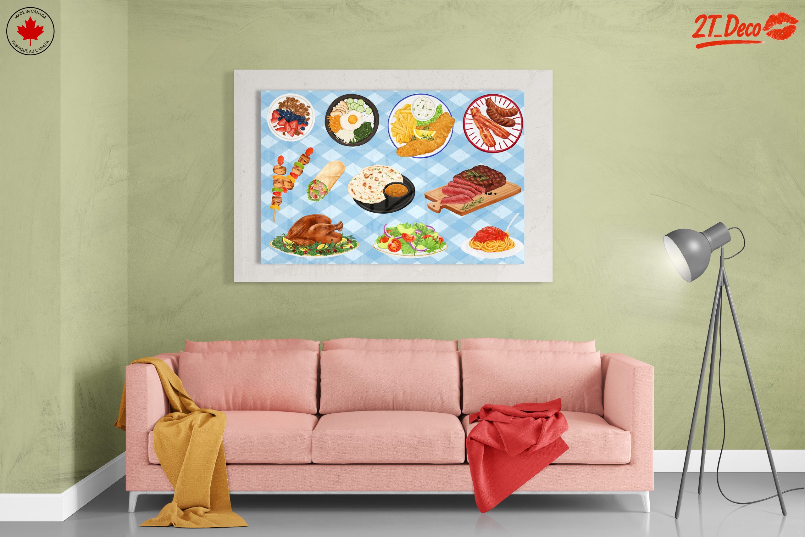 Colorful Abstract Food Art Composition - Image 7