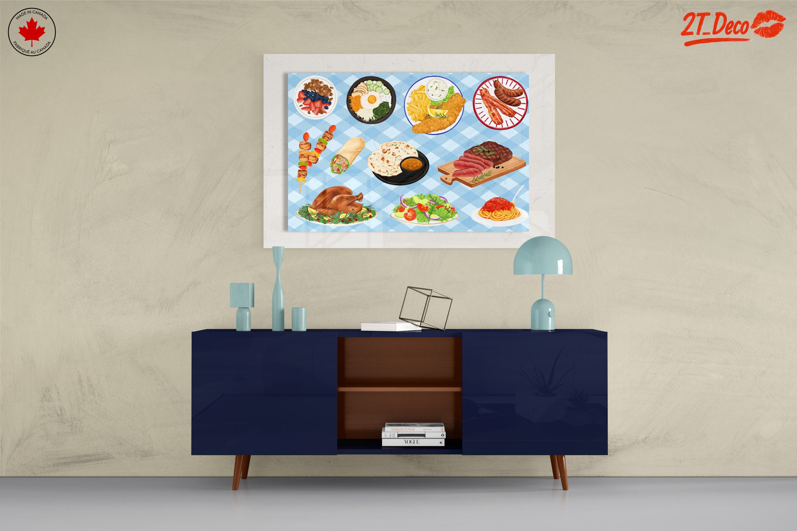 Colorful Abstract Food Art Composition - Image 8