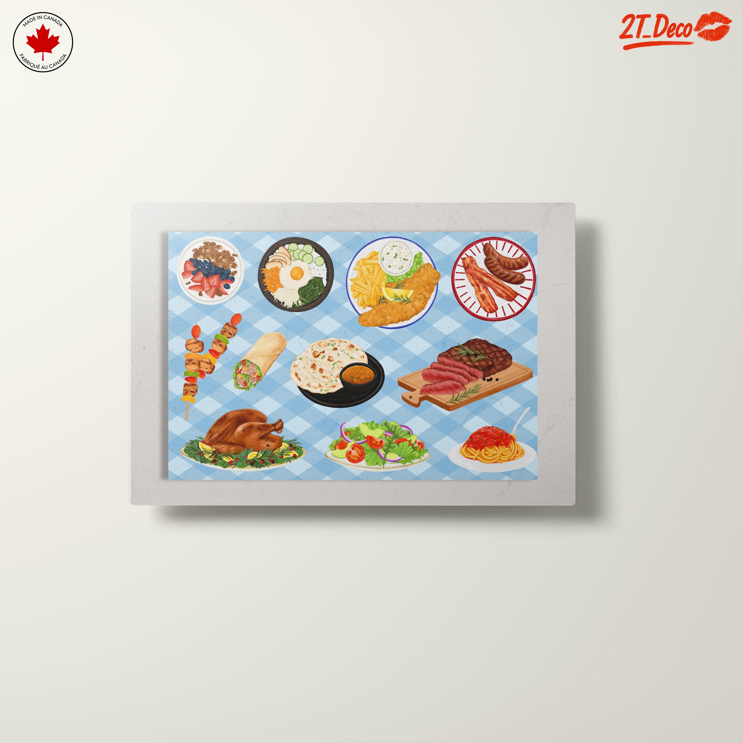 Colorful Abstract Food Art Composition - Image 10