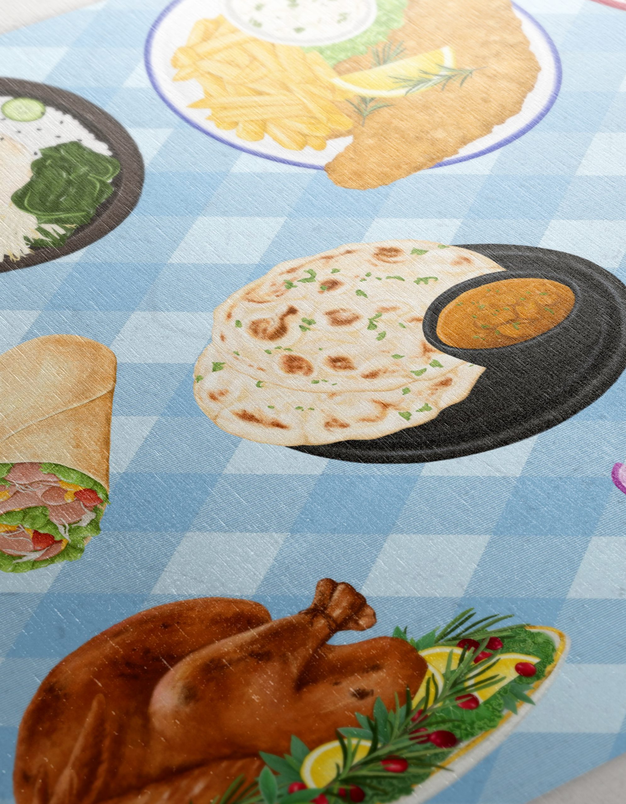 Colorful Abstract Food Art Composition - Image 12