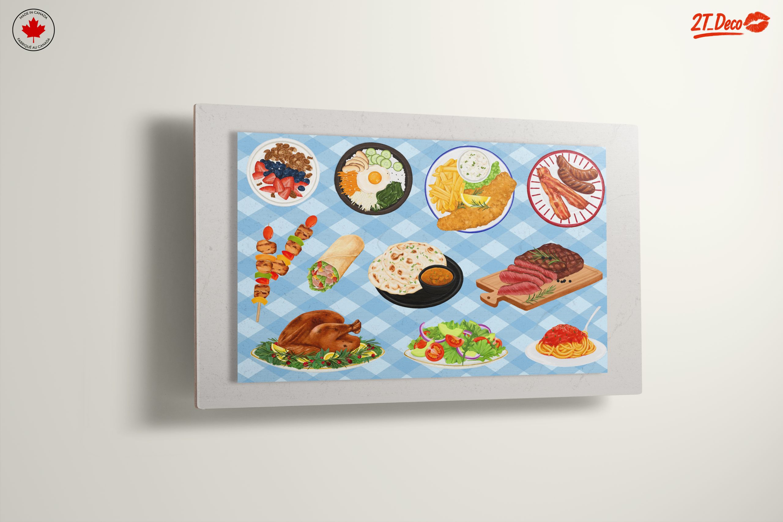 Colorful Abstract Food Art Composition - Image 13