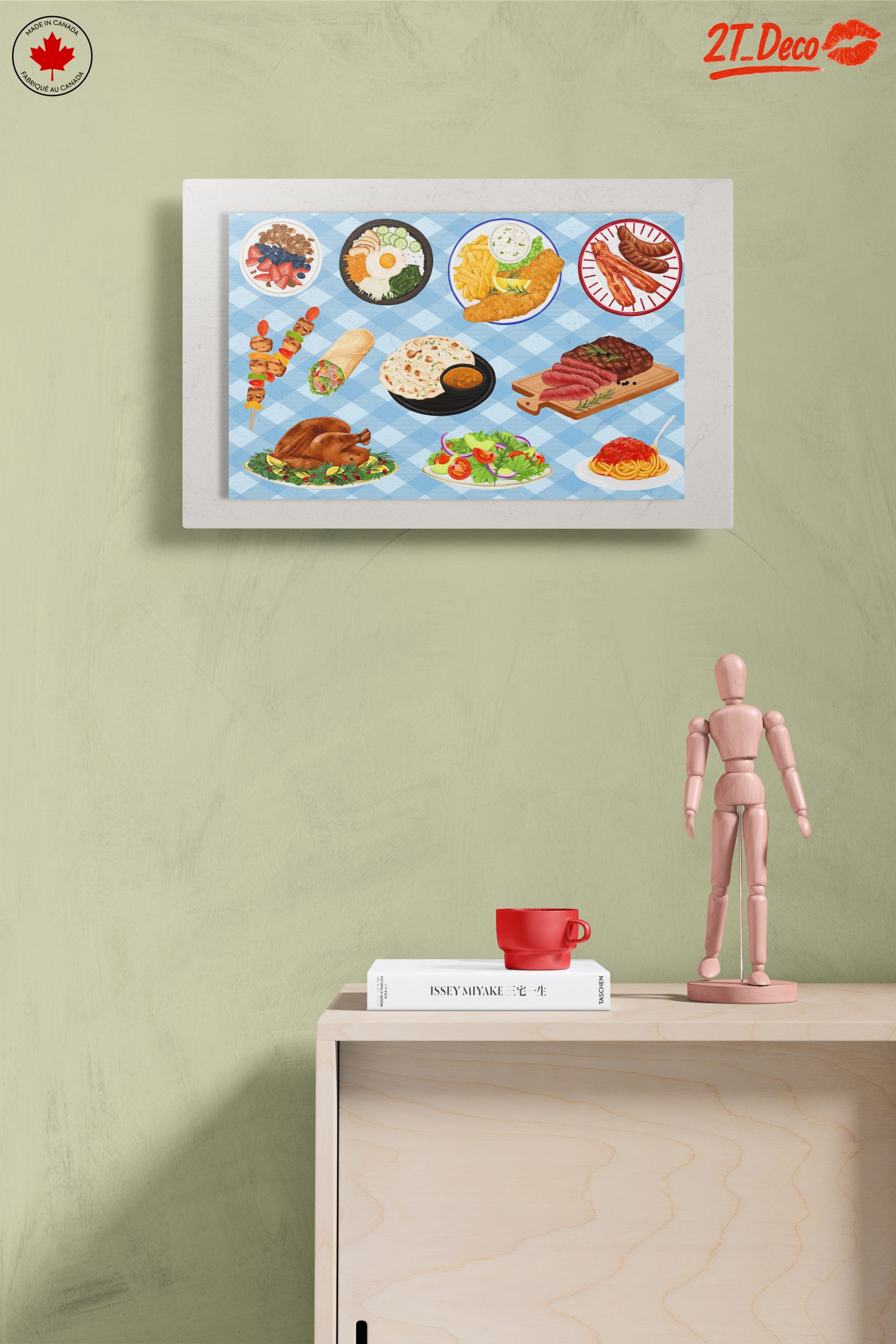 Colorful Abstract Food Art Composition - Image 14