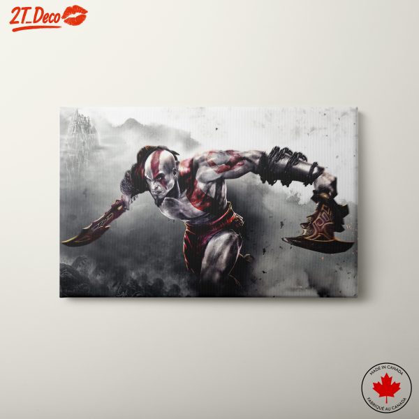 Kratos From God Of War Action Art