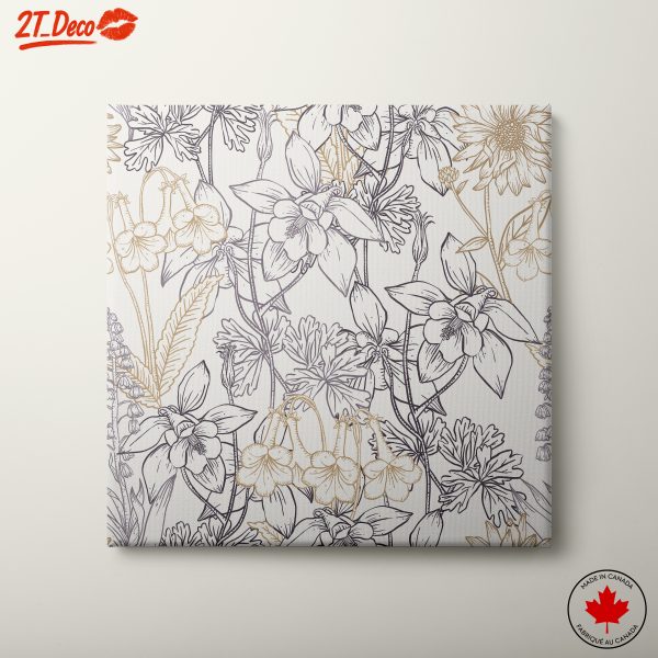 Elegant Botanical Floral Art for Modern Interiors