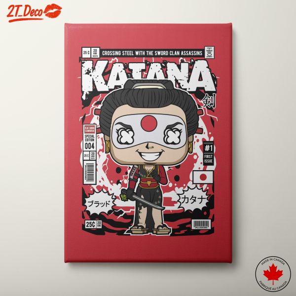 Anime Katana in Dynamic Style