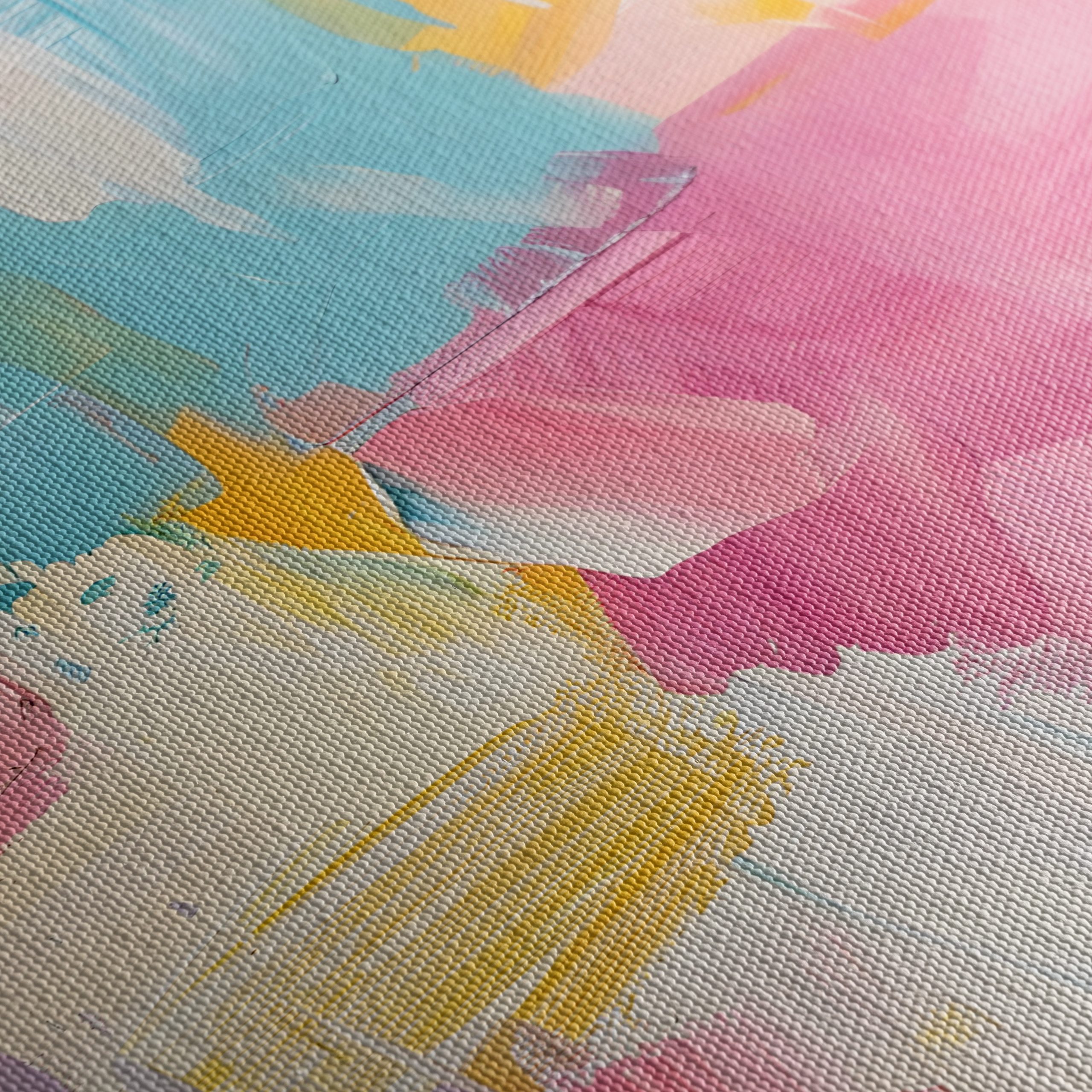 Colorful Abstract Painting with Bold Brush Strokes - Image 5