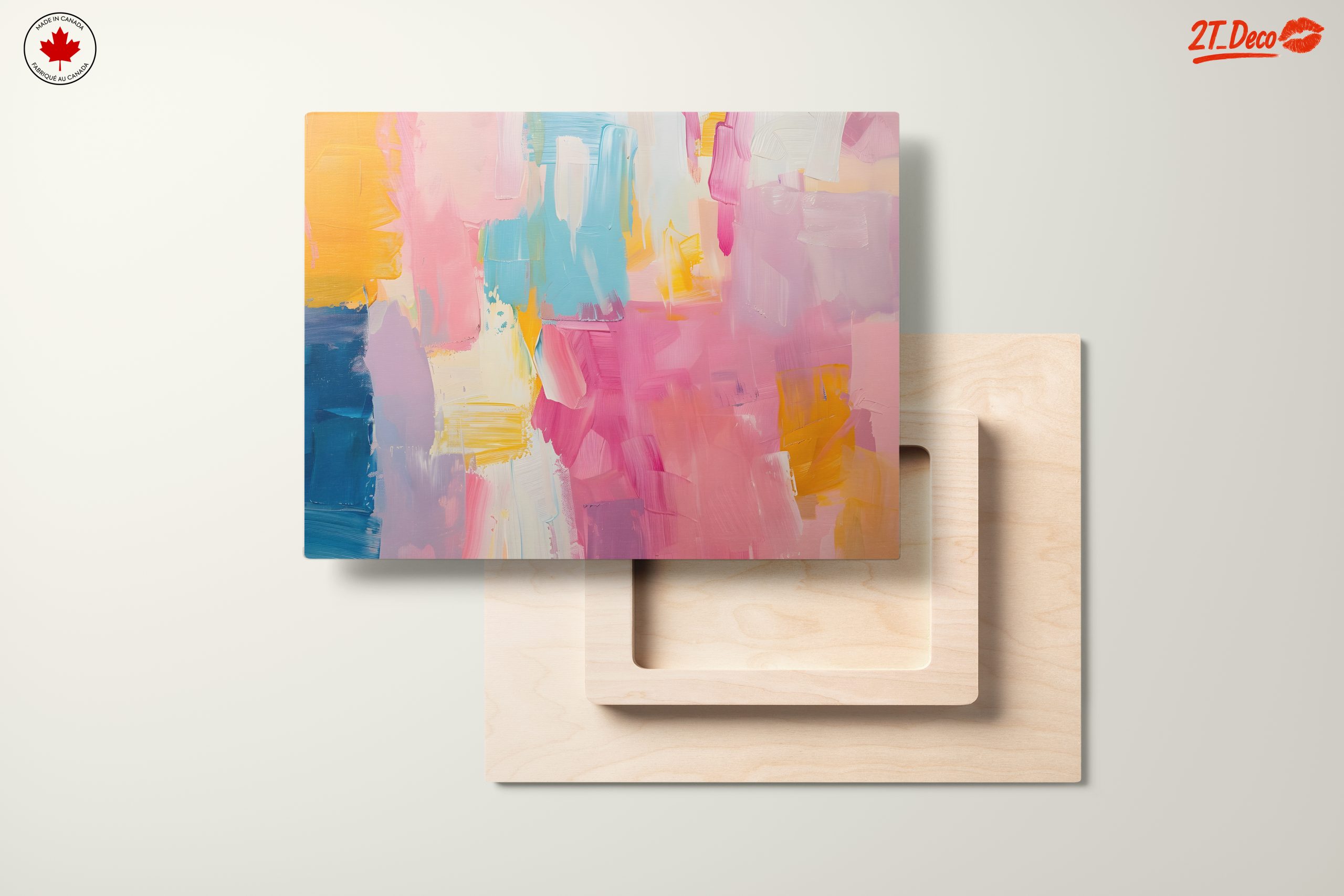 Colorful Abstract Painting with Bold Brush Strokes - Image 11