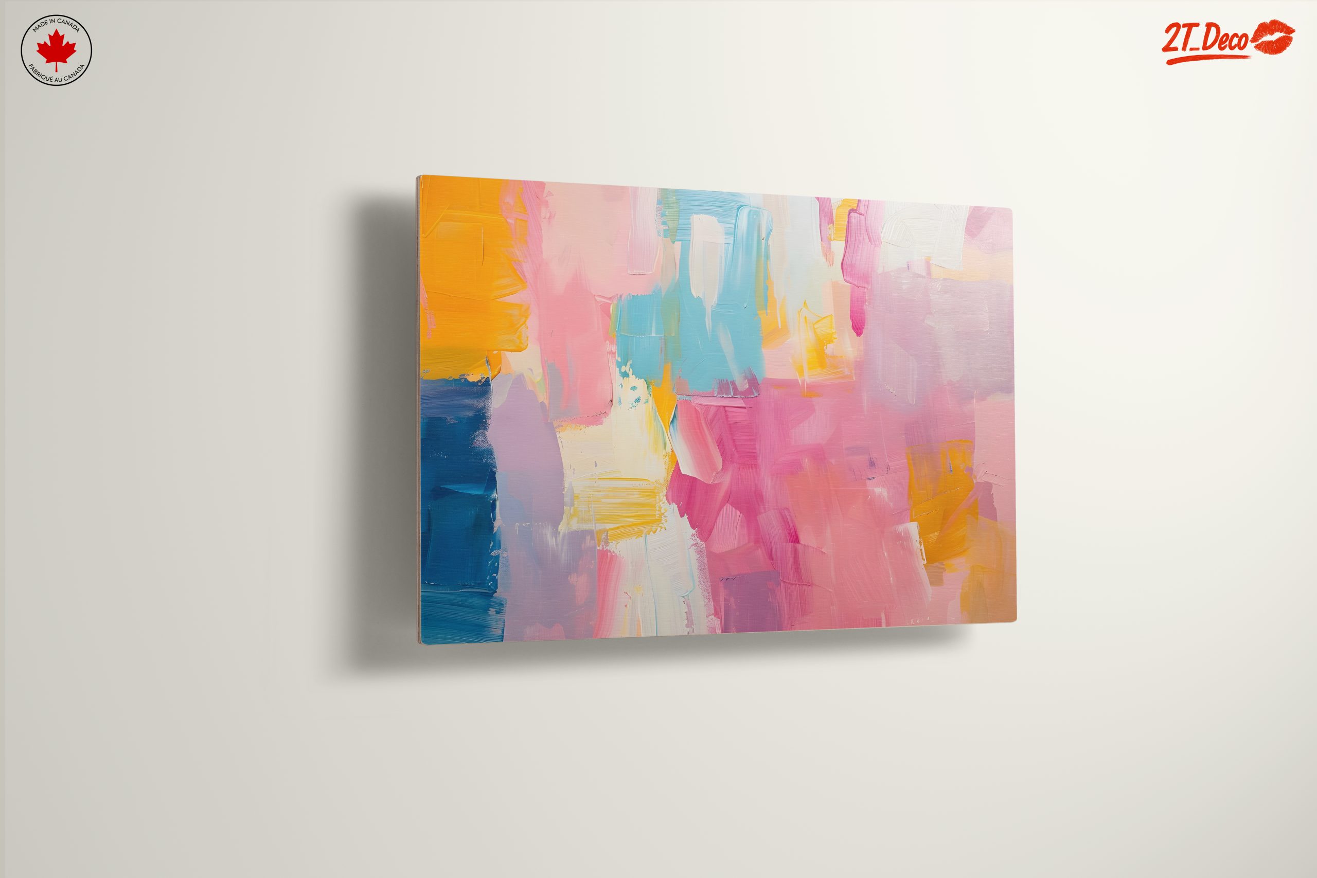 Colorful Abstract Painting with Bold Brush Strokes - Image 13