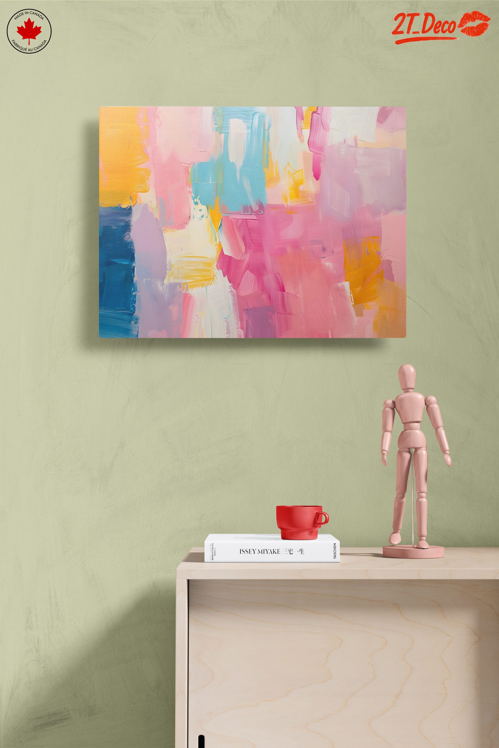 Colorful Abstract Painting with Bold Brush Strokes - Image 14