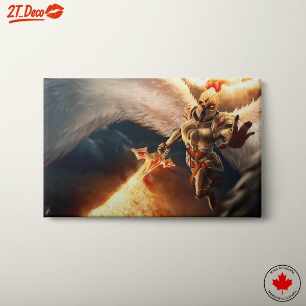 Epic Armored Warrior Illustration