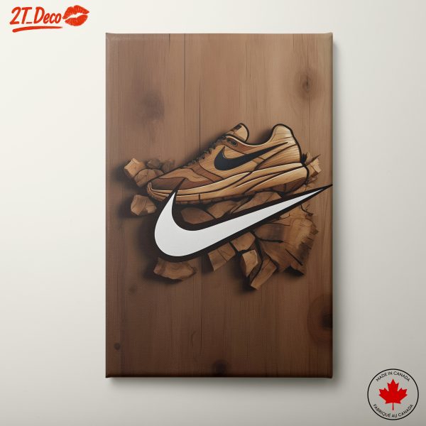 Stylish Nike Sneaker Artwork