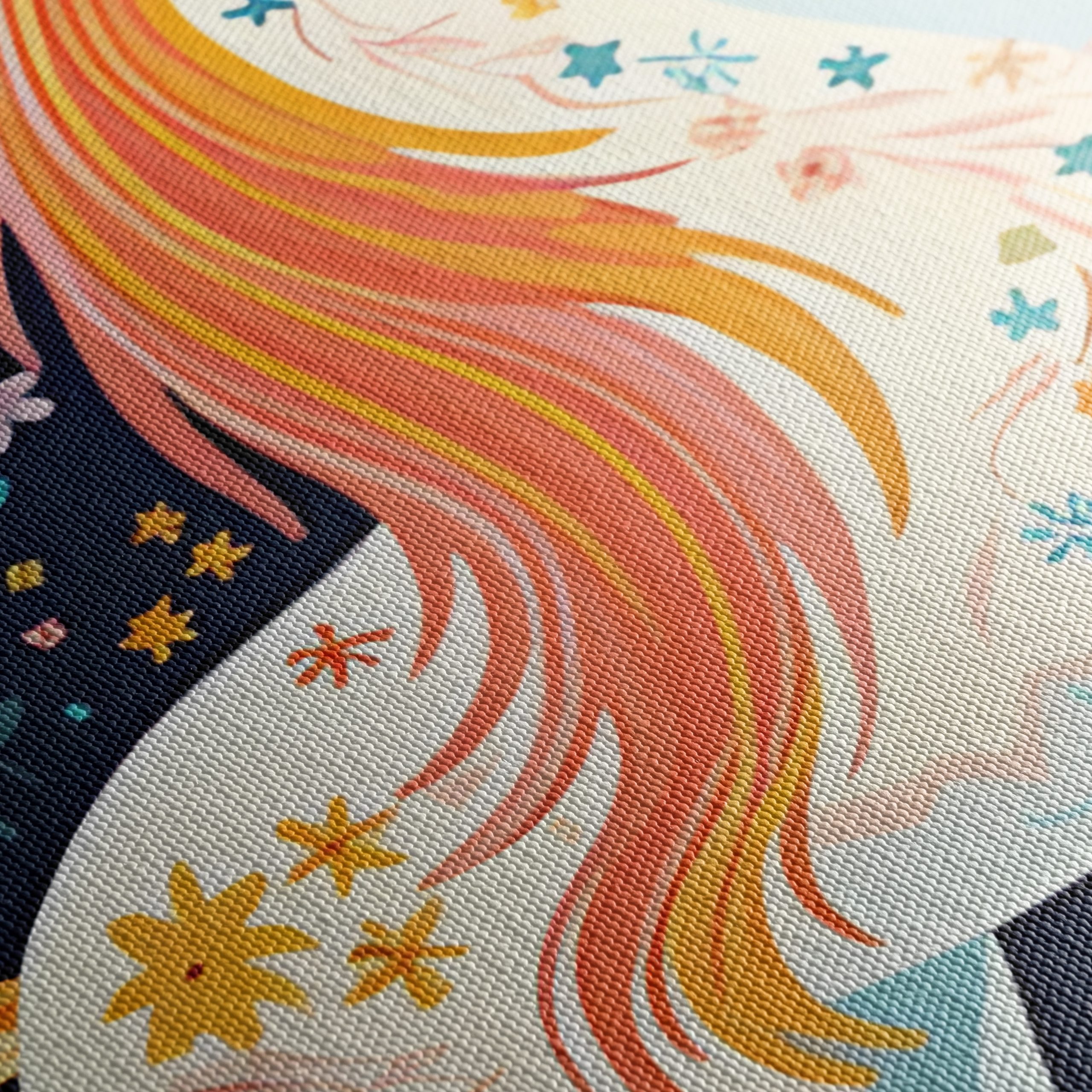 Colorful Unicorn Among Flowers - Image 5