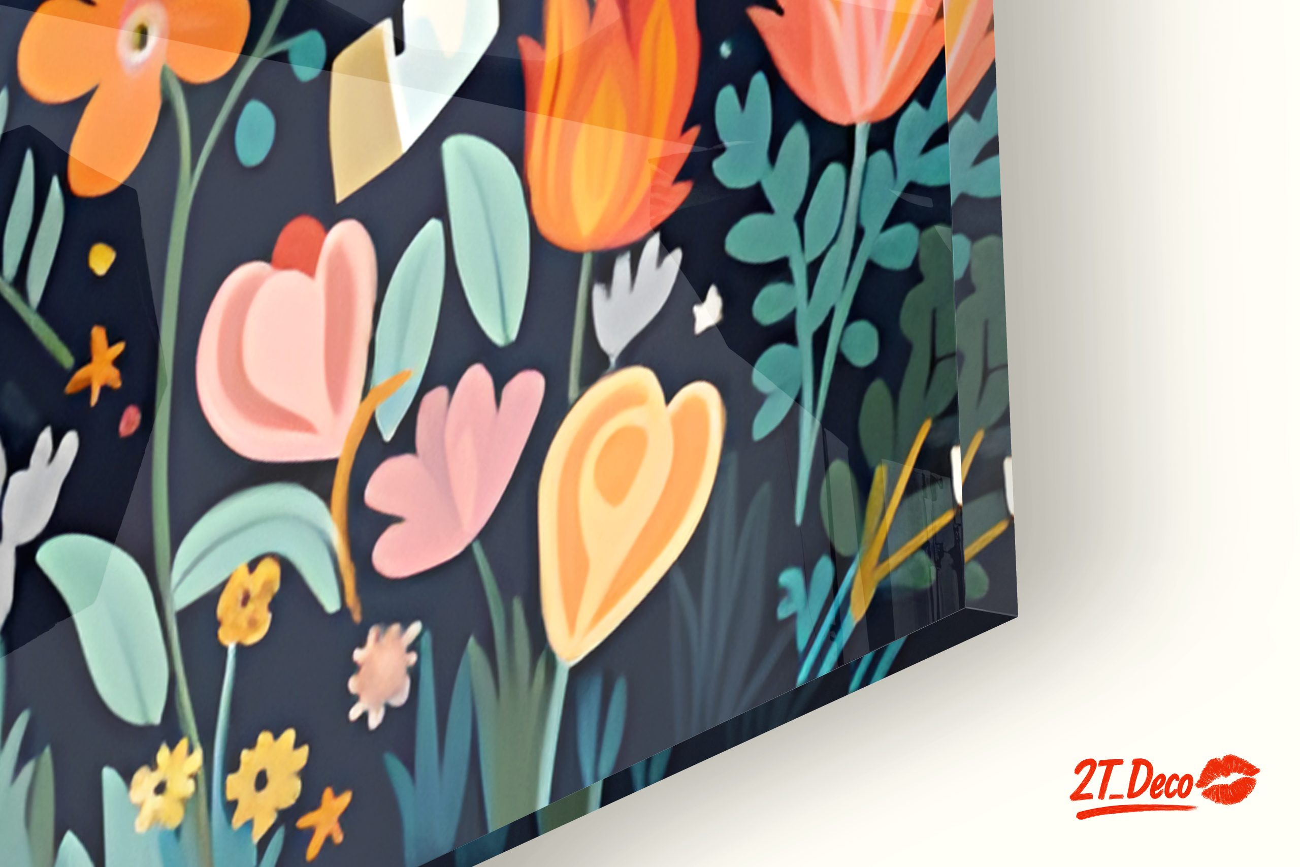 Colorful Unicorn Among Flowers - Image 9
