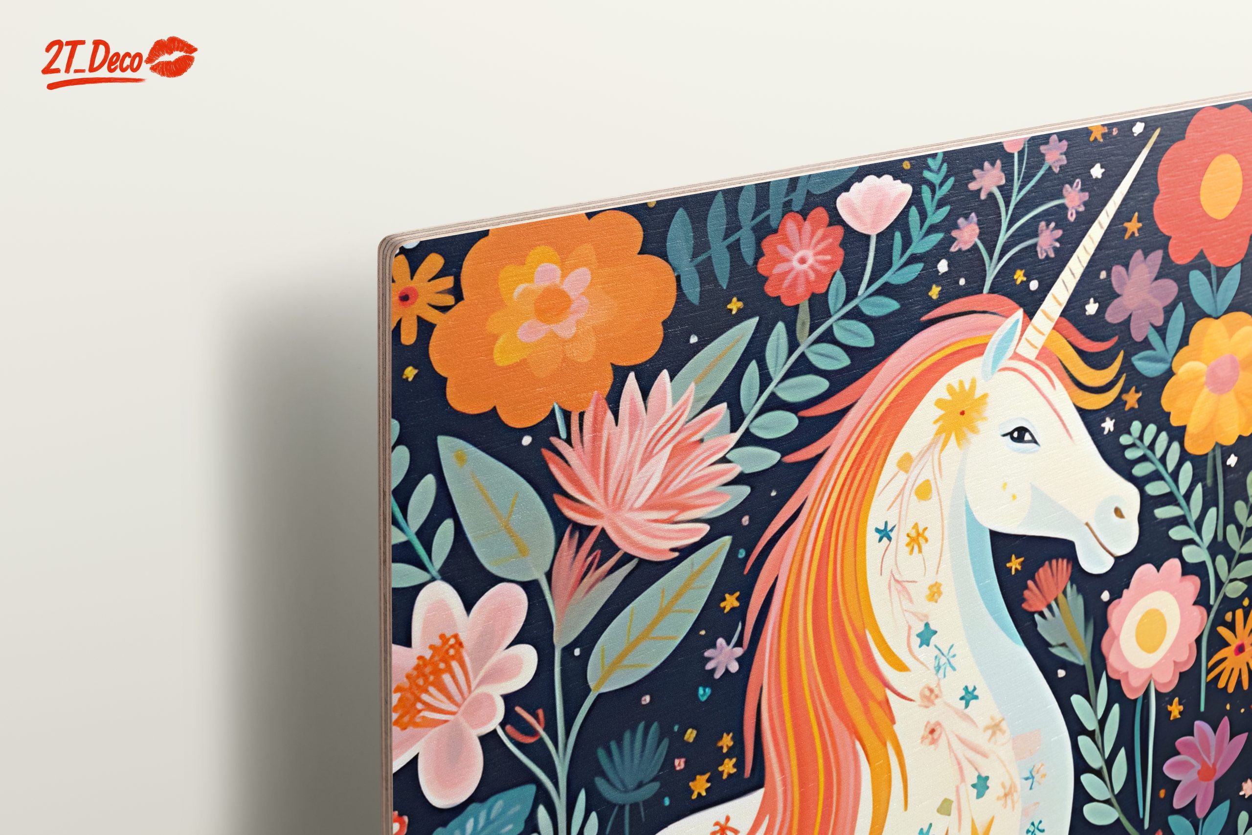Colorful Unicorn Among Flowers - Image 15