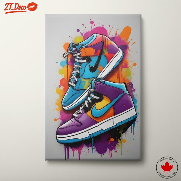 Colorful Streetwear Sneakers Artwork
