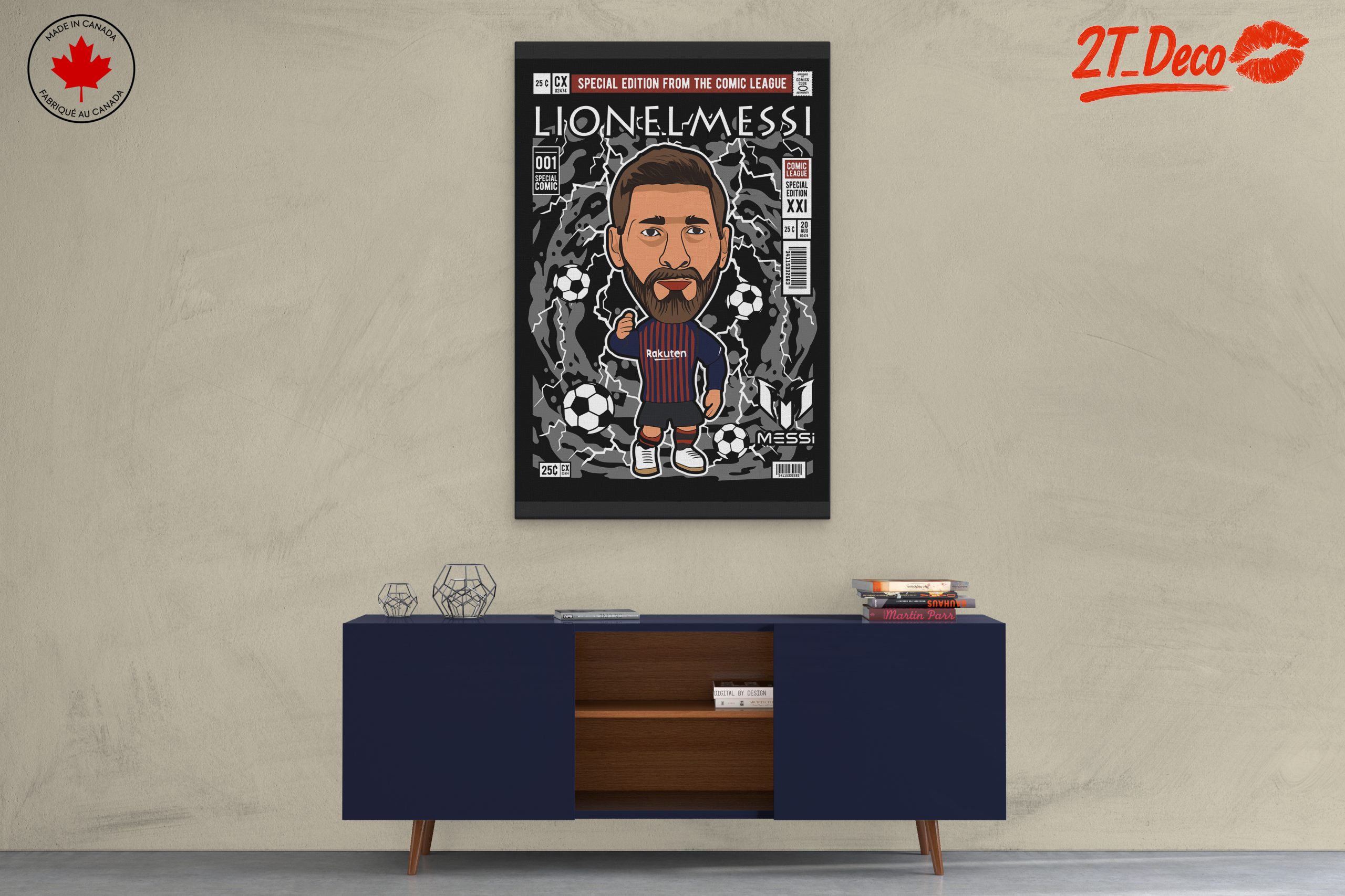 Lionel Messi Comic Art Design - Image 3