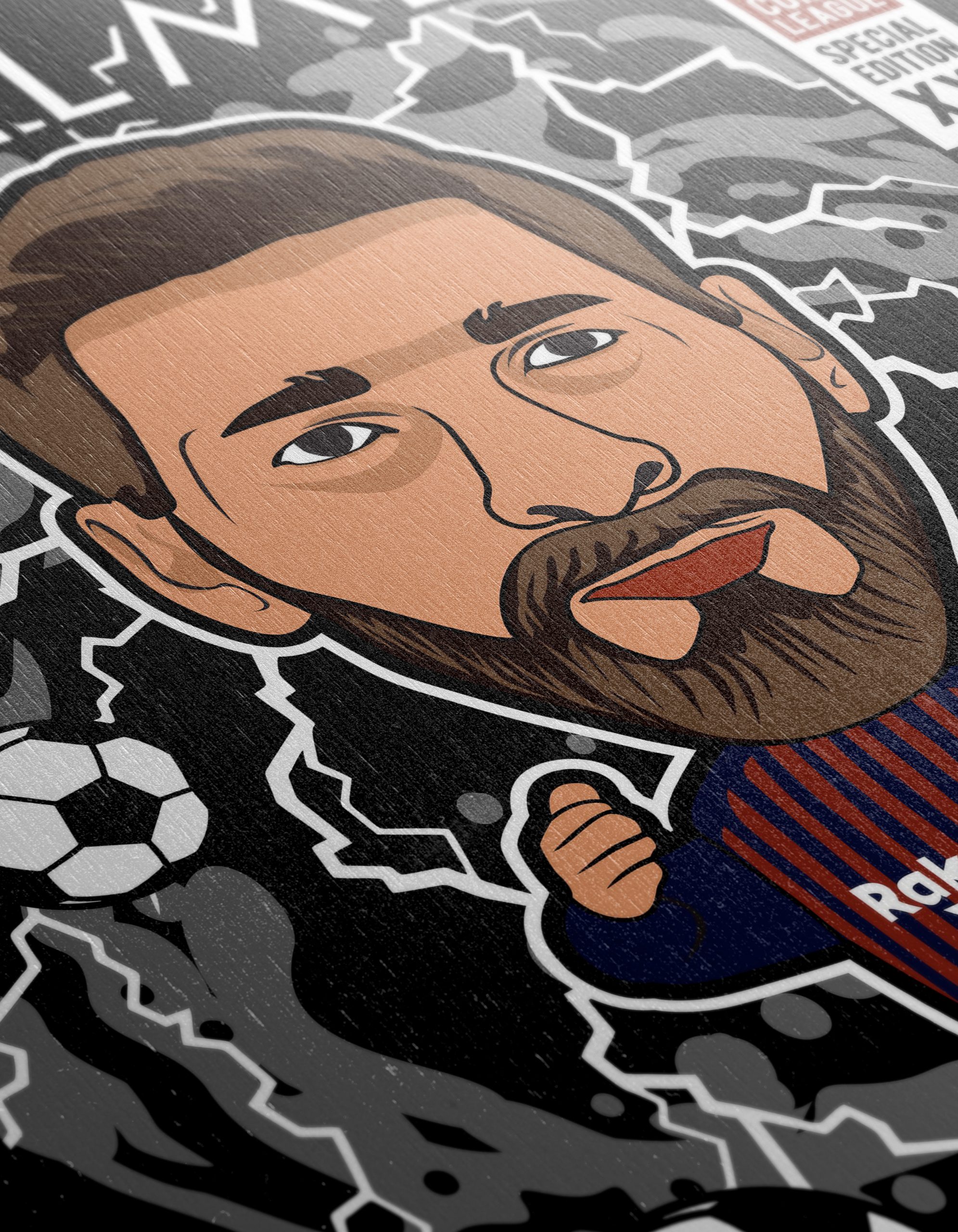 Lionel Messi Comic Art Design - Image 12