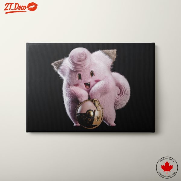 Adorable Pink Character With Luxury Ball